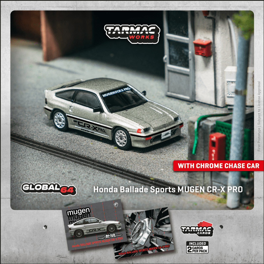 Tarmac Works Honda Ballade Sports Mugen CR-X Pro 1:64 Scale