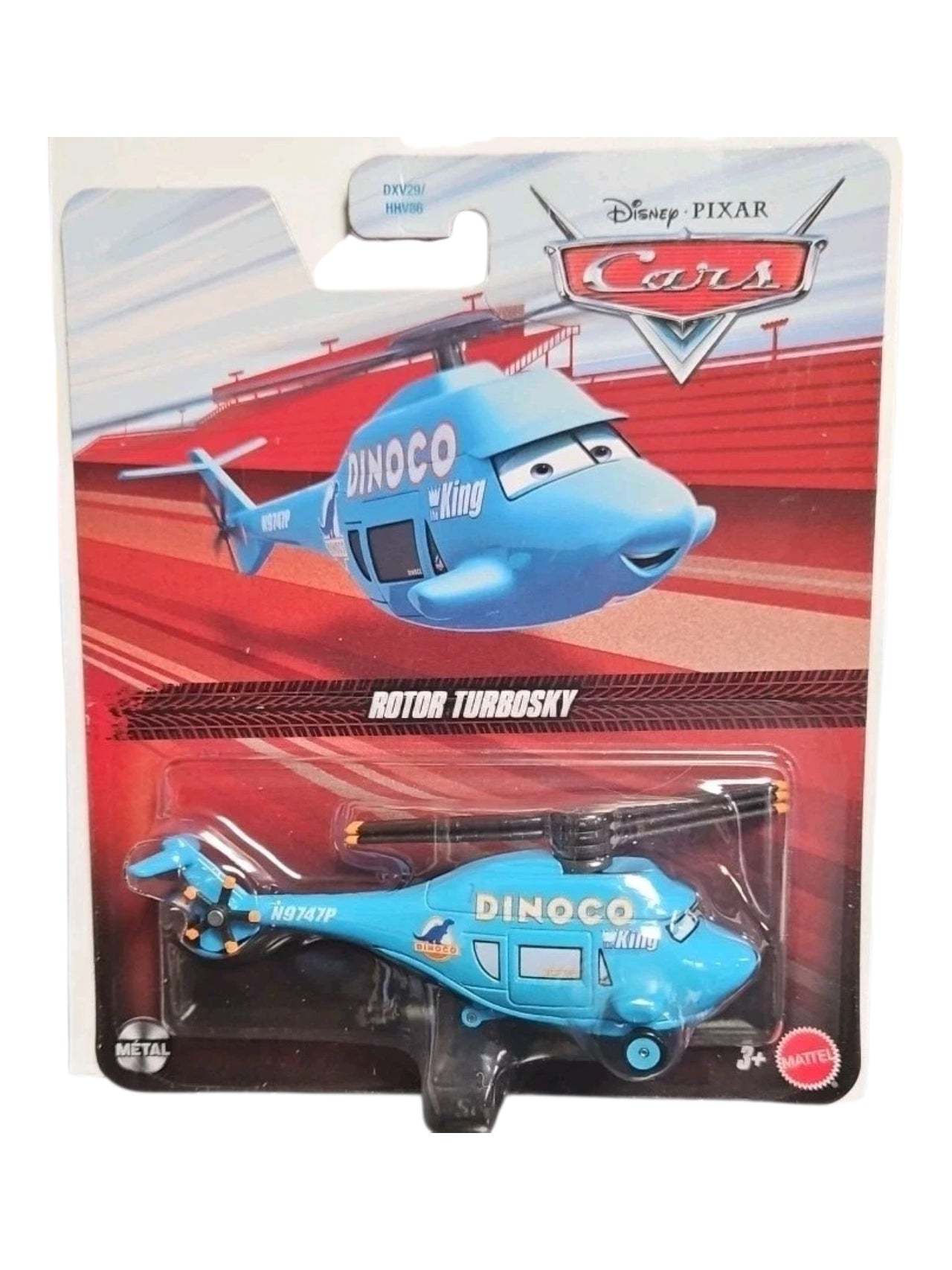 Disney Pixar cars Rotor Turbosky Dinoco Imported 1:64 Scale