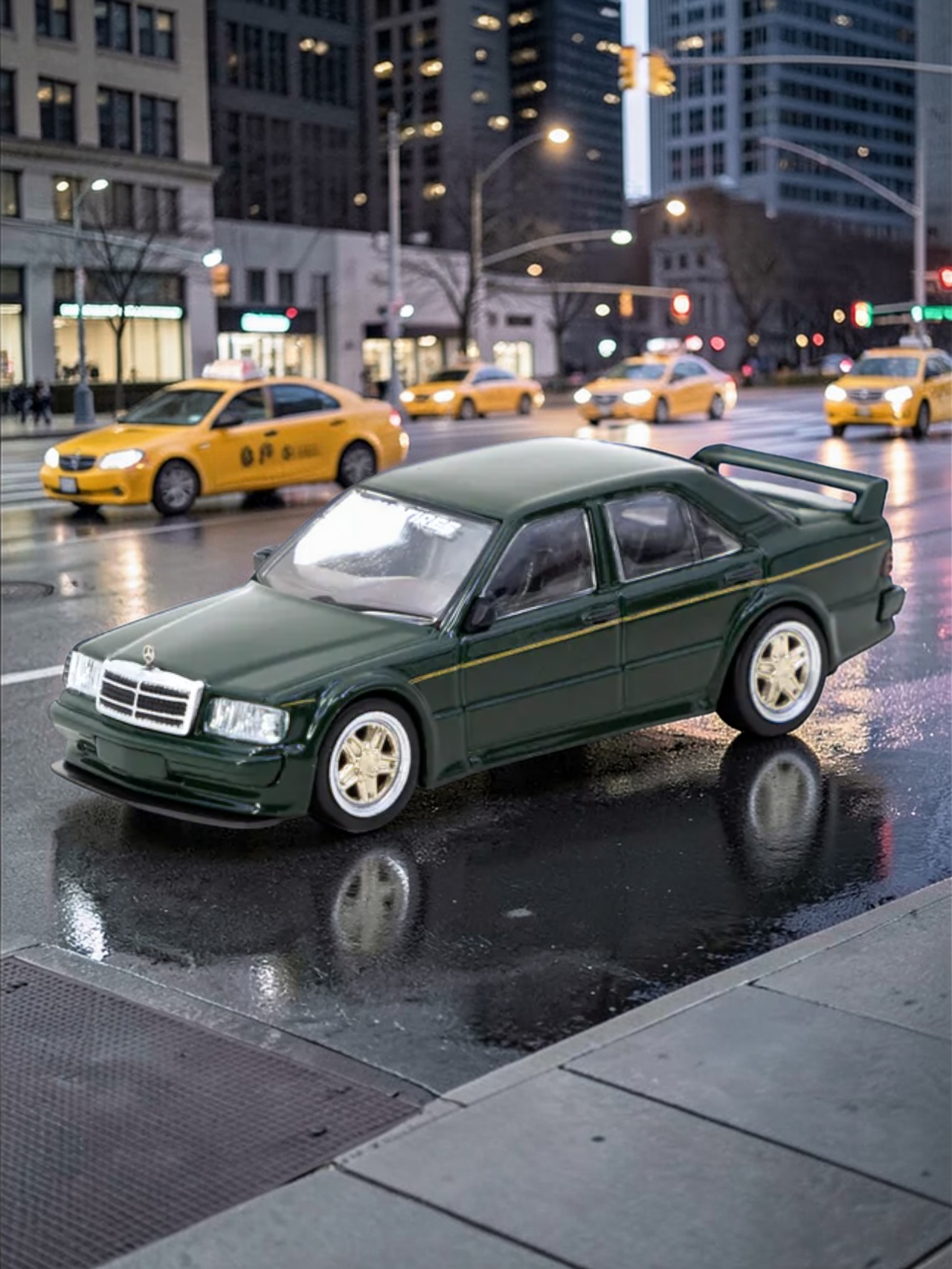 TARMAC Works Toyo Tires Mercedes-Benz 190 E 2.5-16 EVO 1 Diecast Model 1:64 Scale| Premium Collectible