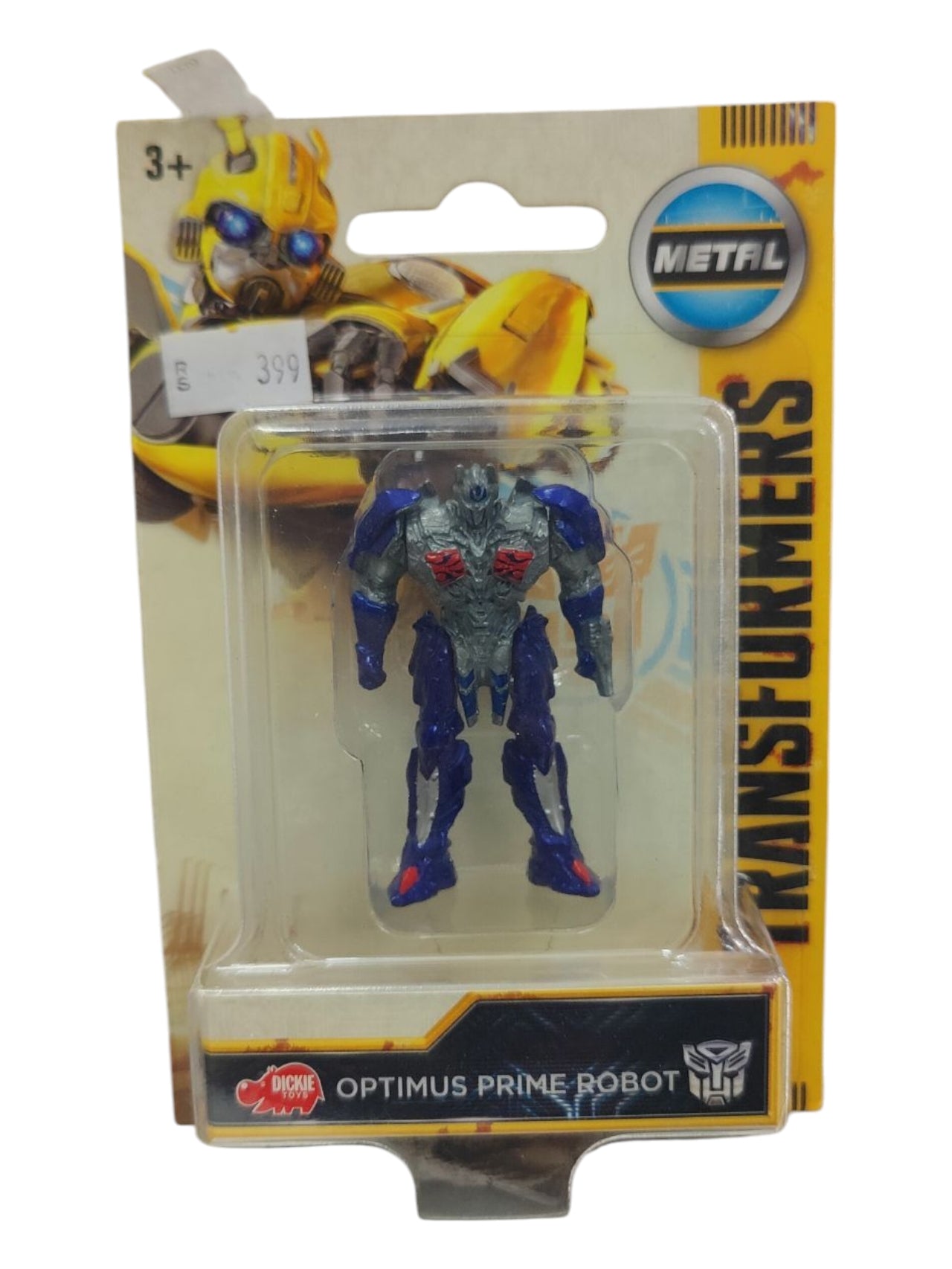 Metal hot rod Optimus Prime transformers