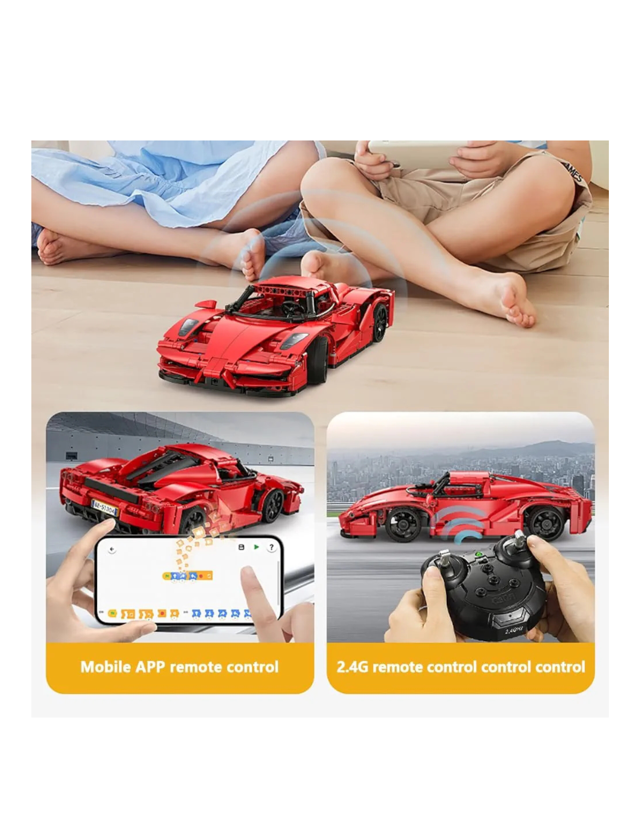 Cada dual mode control (rc) Red blade sport car 1:12 Scale