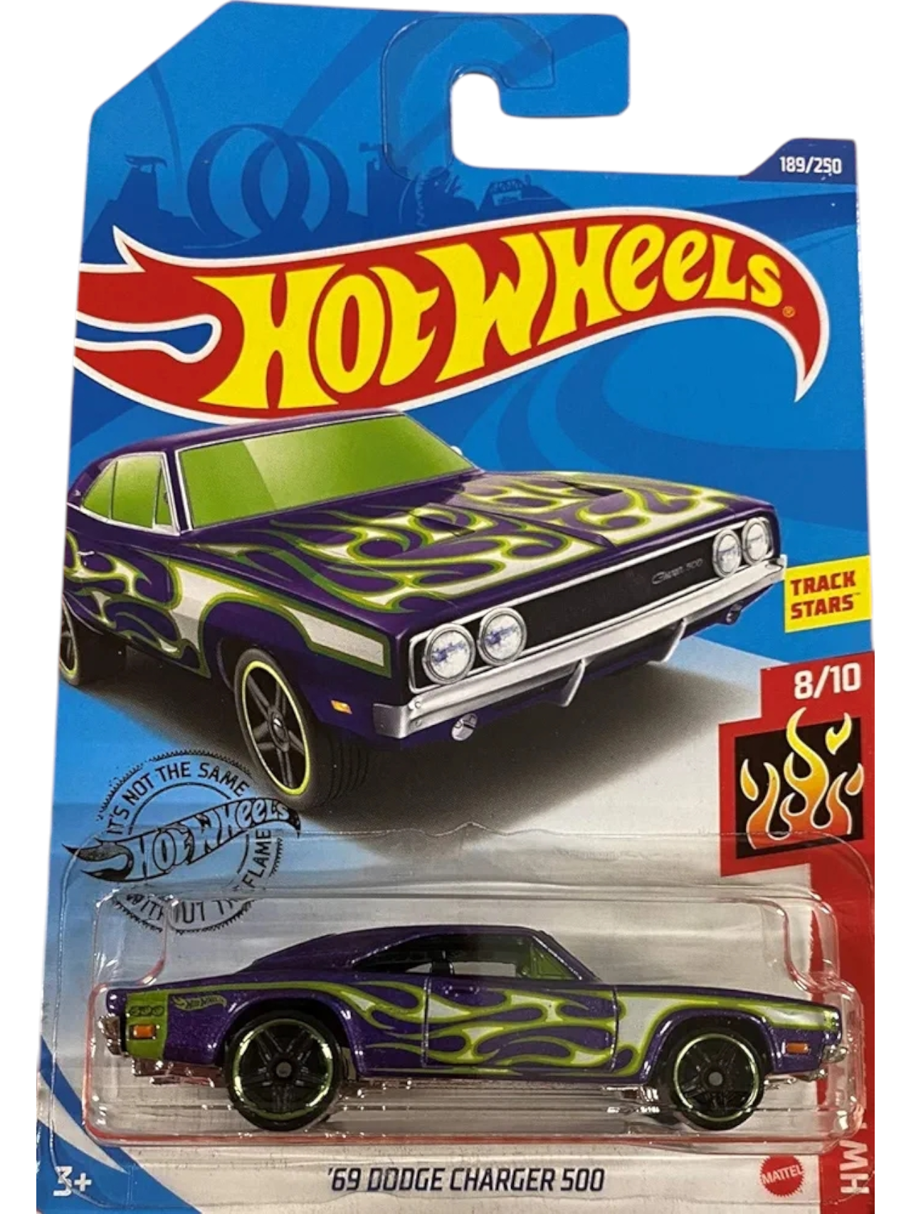 Hotwheels '69 Dodge charger 500 imported mainline 1:64 Scale
