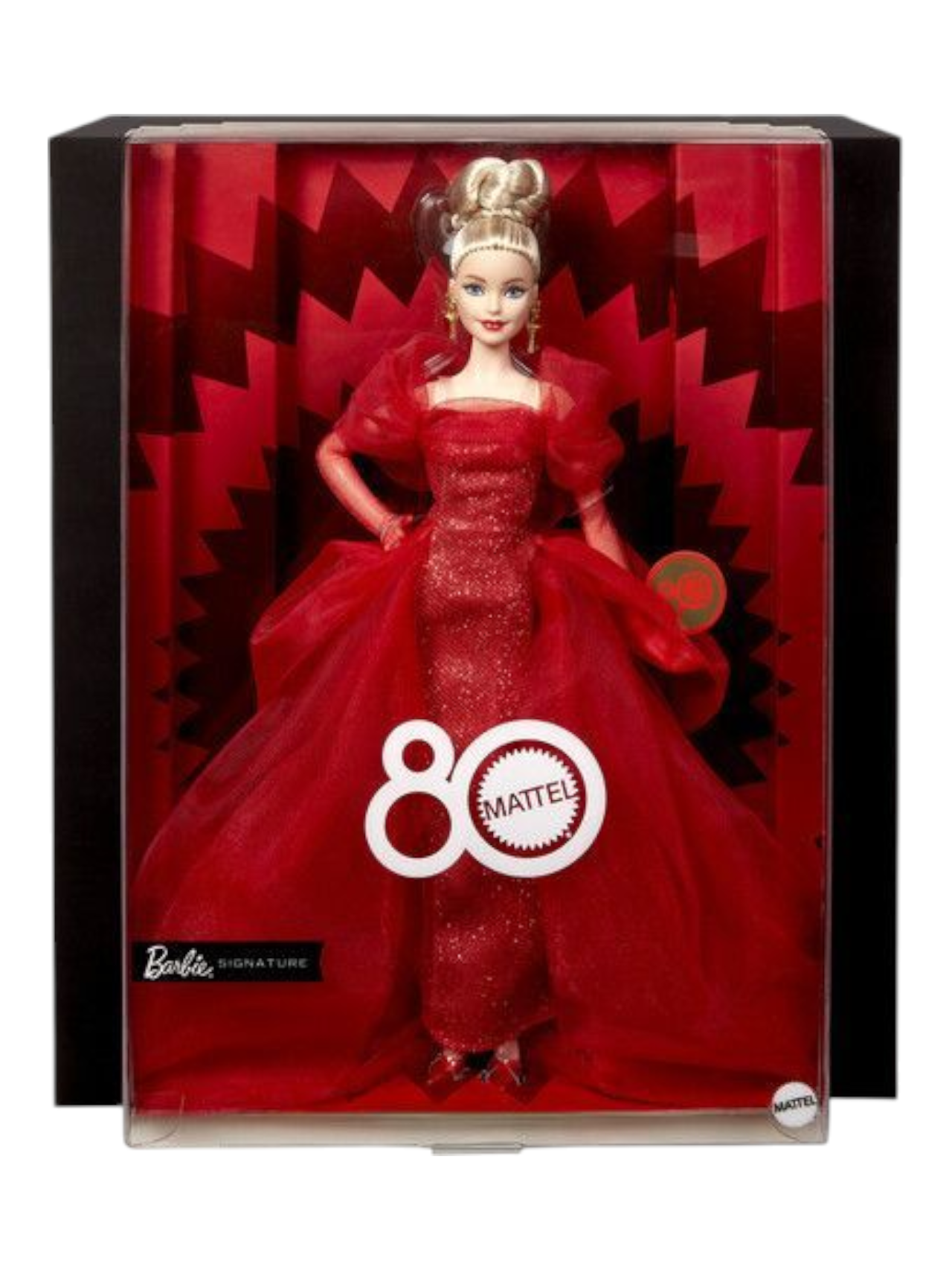 Mattel Collectible - Barbie Signature Mattel 80th Anniversary Doll Blonde