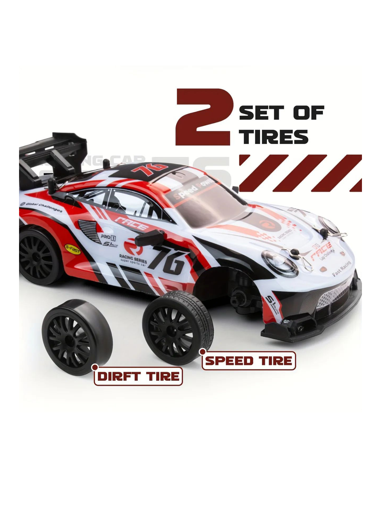 Porsche Drift Racing 1:24 Scale Remote Control (RC) Car