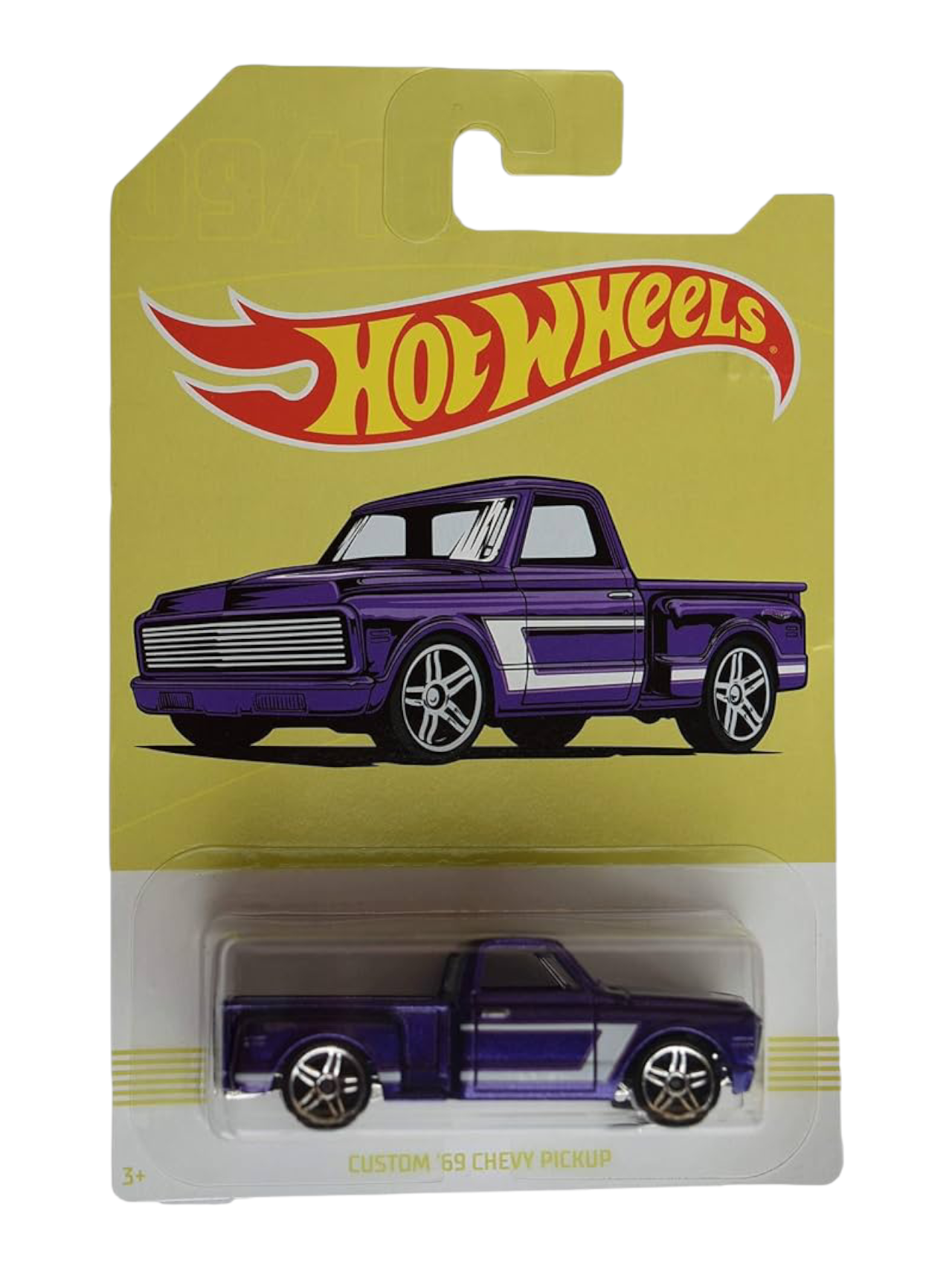 Hotwheels Custom 69 Chevy Pickup Imported Mainline 1:64 Scale GBC19-0910