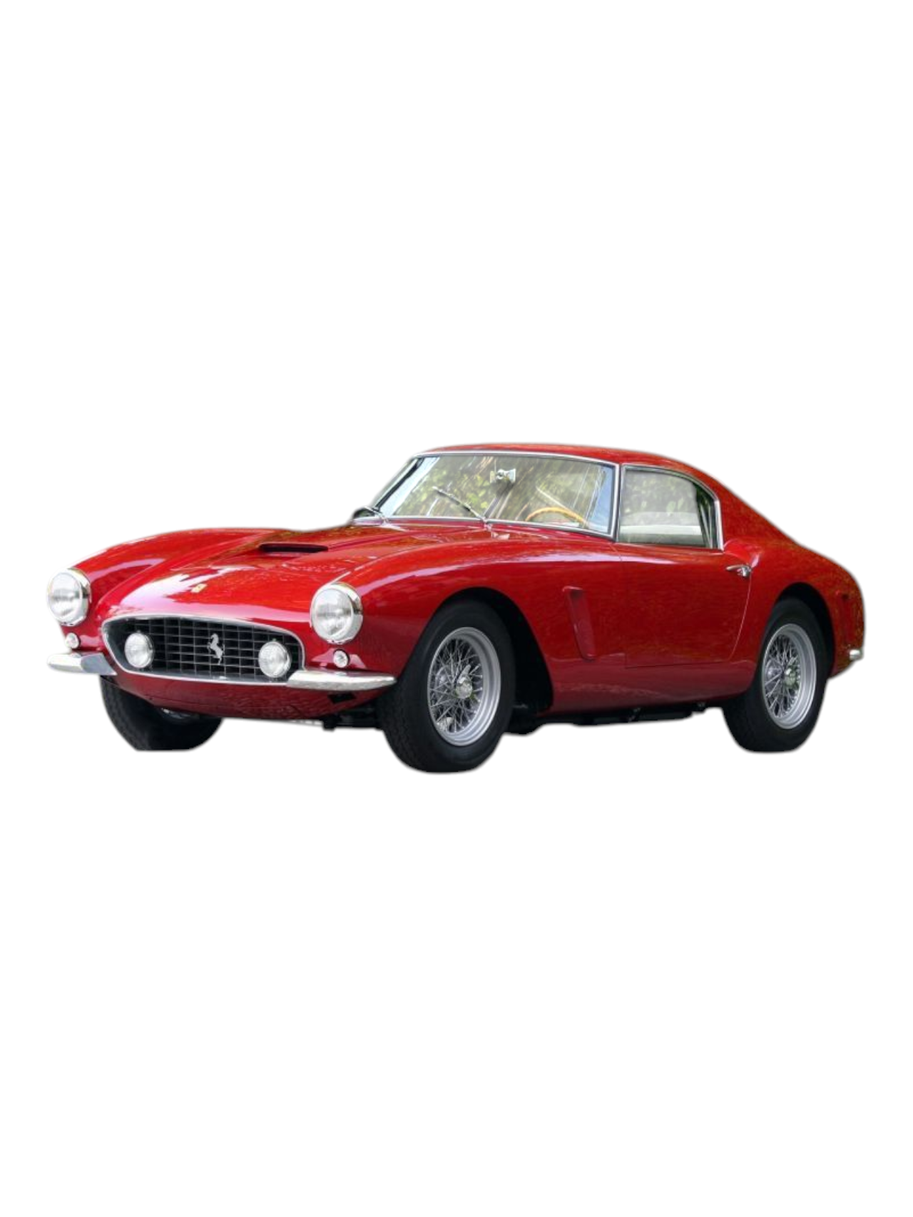 Bburago Ferrari 250 GT Berlinnetta passo corto 1:24 Scale With Acrylic Case