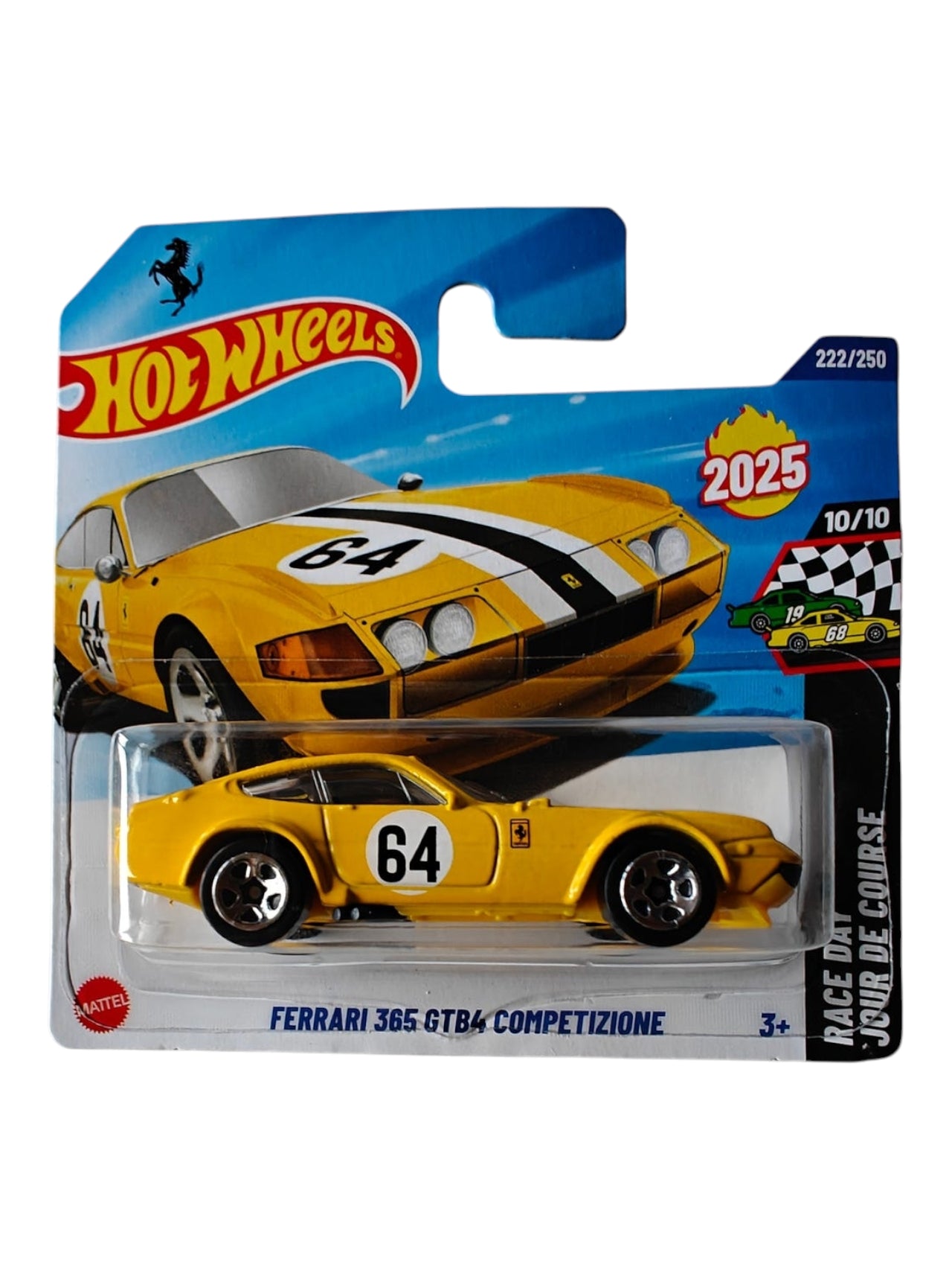 Hotwheels Ferrari 365 gtb4 competition imported mainline 1:64 Scale