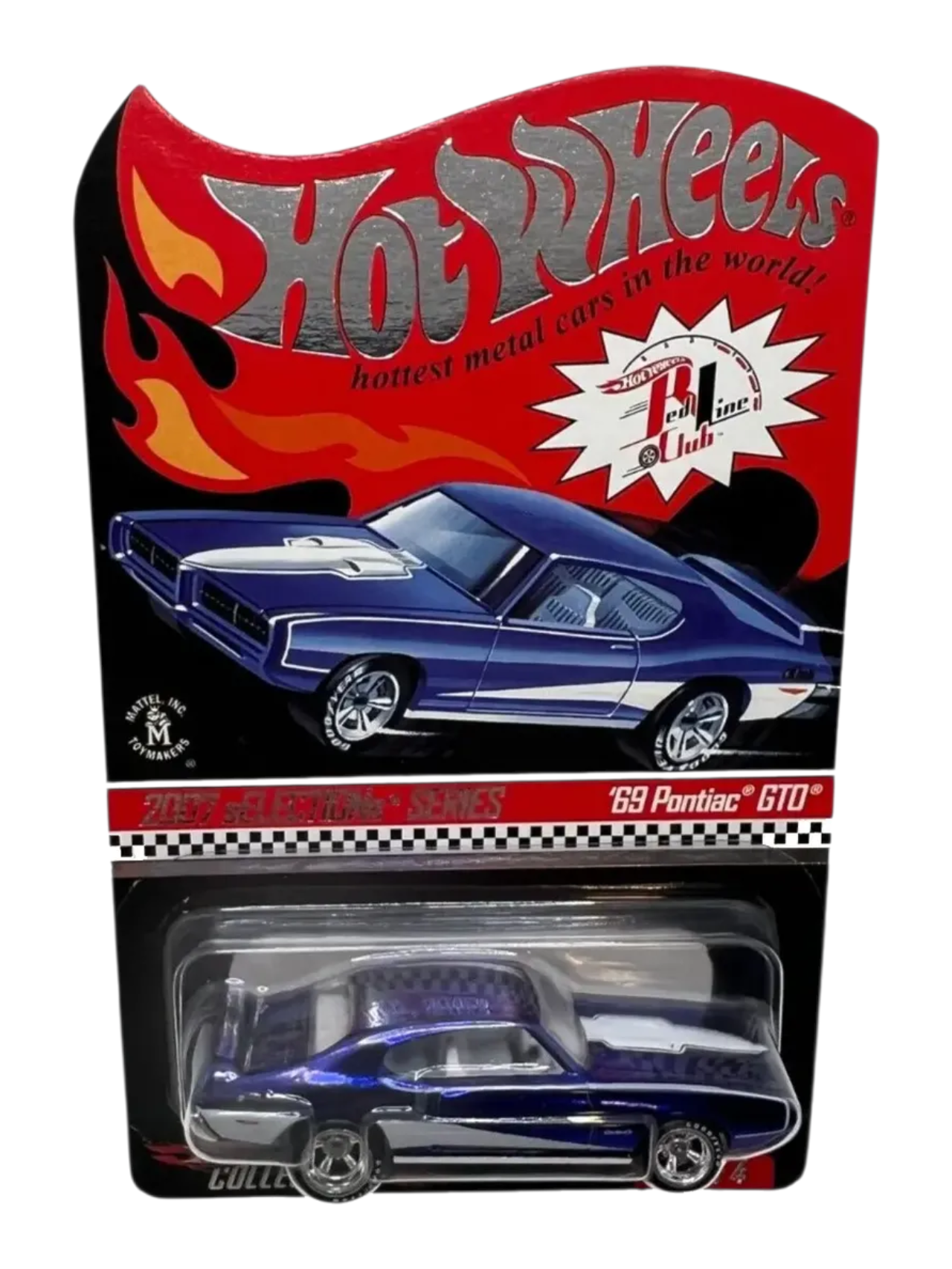 HotWheels RLC '69 Pontiac GTO 2007 sElectons Series Imported 1:64 Scale ( With Protector )