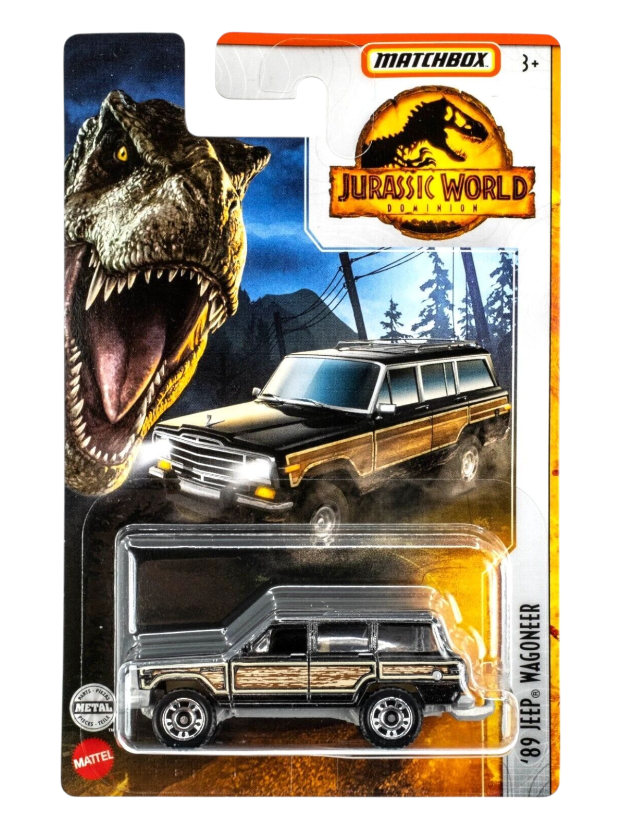 Matchbox Pre-Owned Jurassic World Dominion 89 Jeep Wagoneer Mainline 1:64 Scale