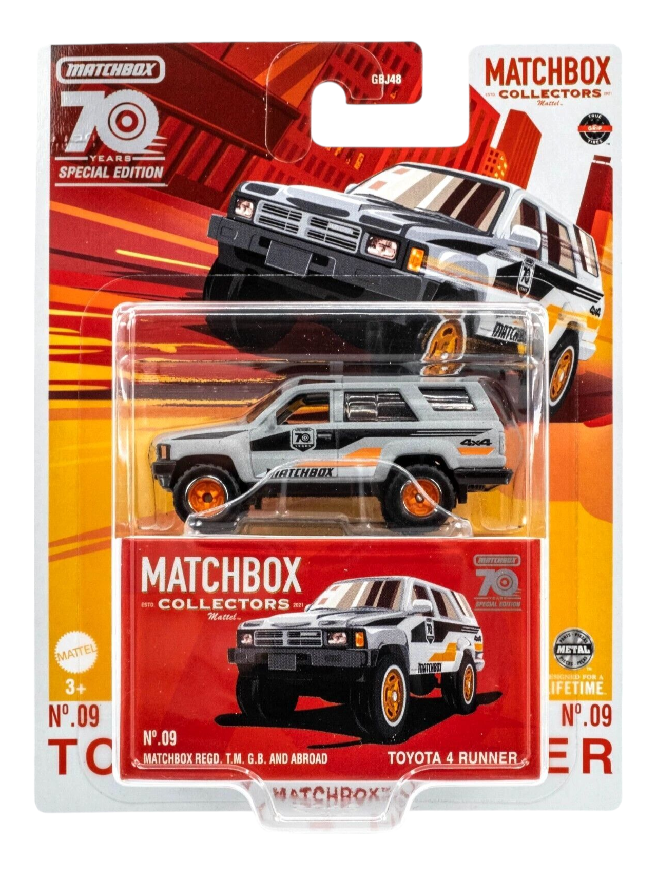Matchbox Collectors 70 Years Special Edition Toyota 4 Runner 1:64 Scale