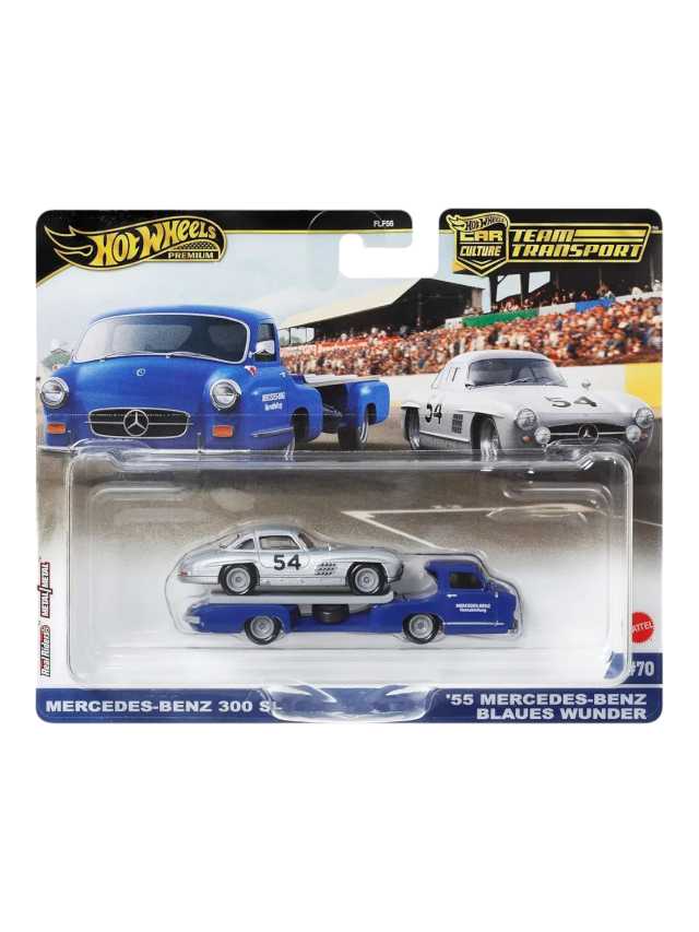 HotWheels Mercedes-Benz 300 SL 55 Mercedes-Benz Blaues Wunder Imported 1:64 Scale