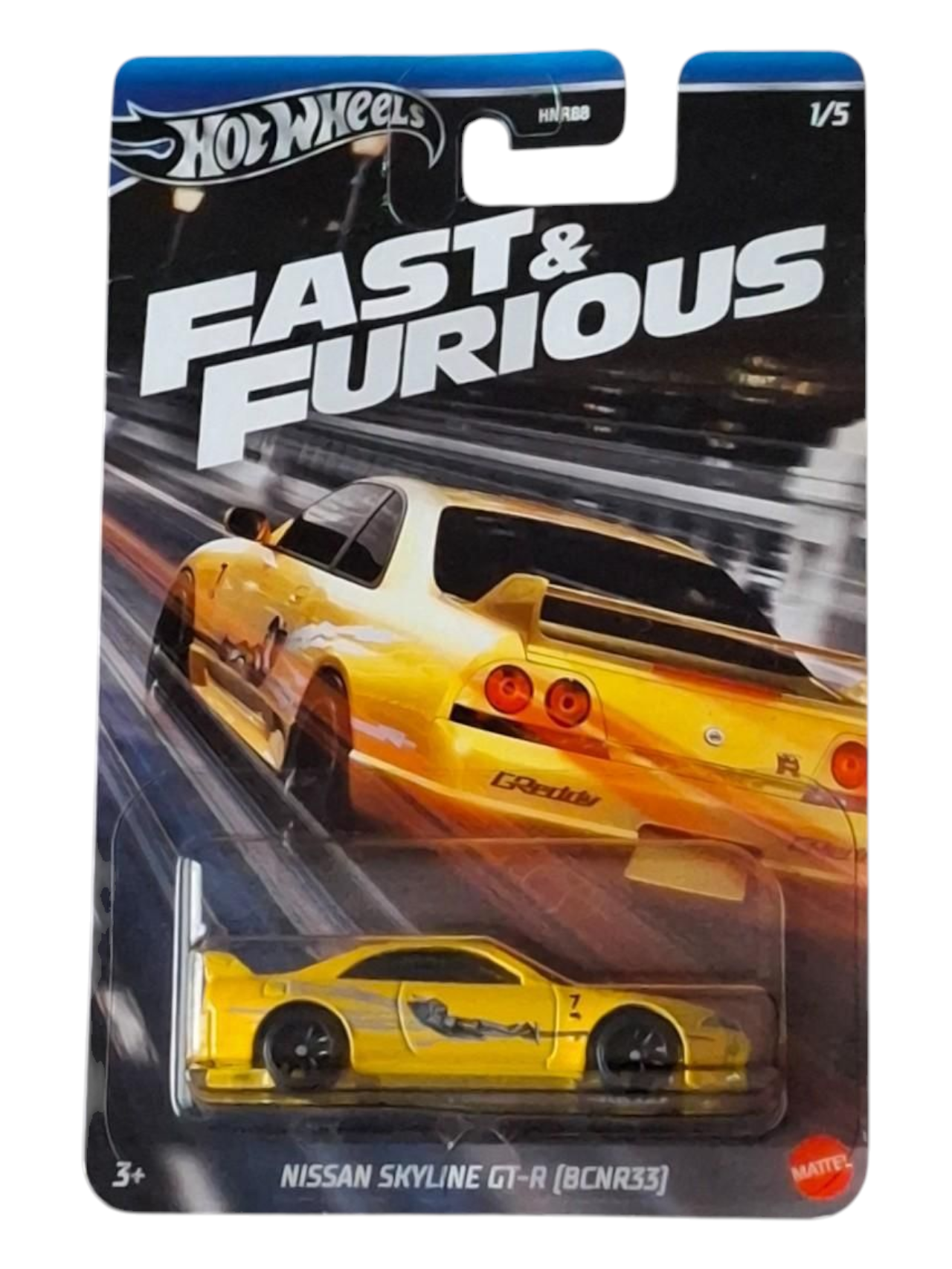 HotWheels Fast and Furious Nissan Skyline GT-R (BCNR33) Imported