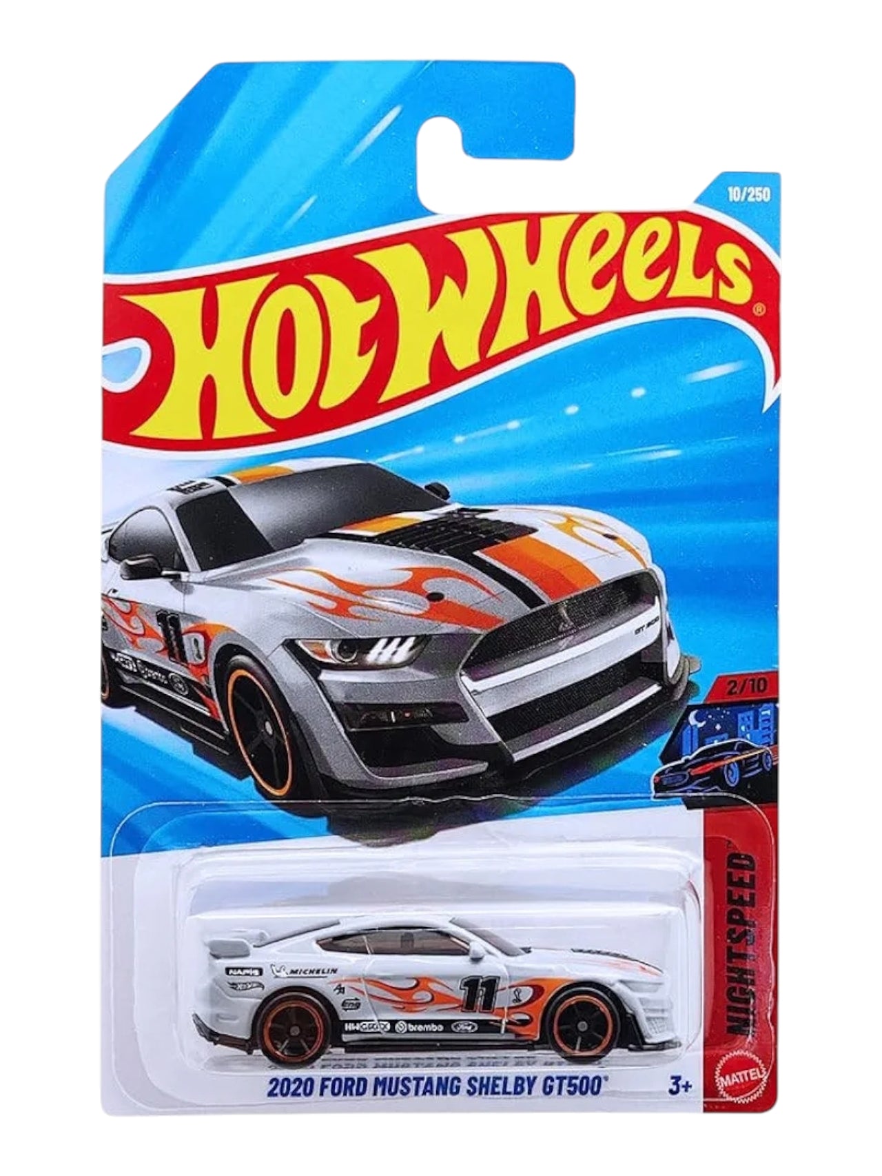 Hotwheels 2020 ford mustang shelby gt500 imported mainline 1:64 Scale