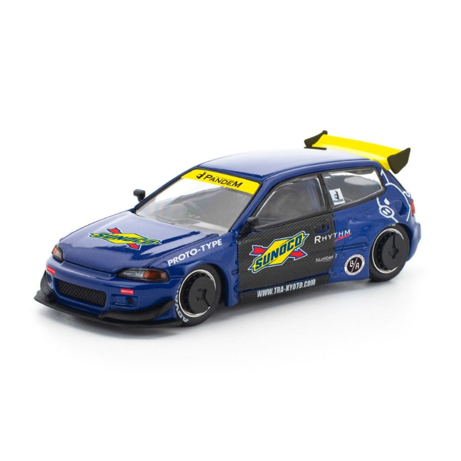 Pop Race PR64-365 Pandem Civic EG6 1:64 Scale Diecast Model