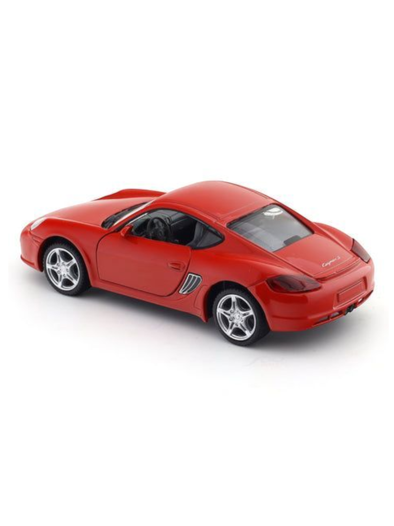 Porsche Cayman S Red 1:32 MSZ licensed pullback diecast Scale Model car