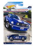 HotWheels Ford performance 67 Ford Mustang coupe imported mainline card art 1:64