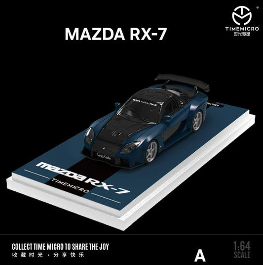 Time Micro Mazda RX-7 1:64 Scale (With Acrylic Case)