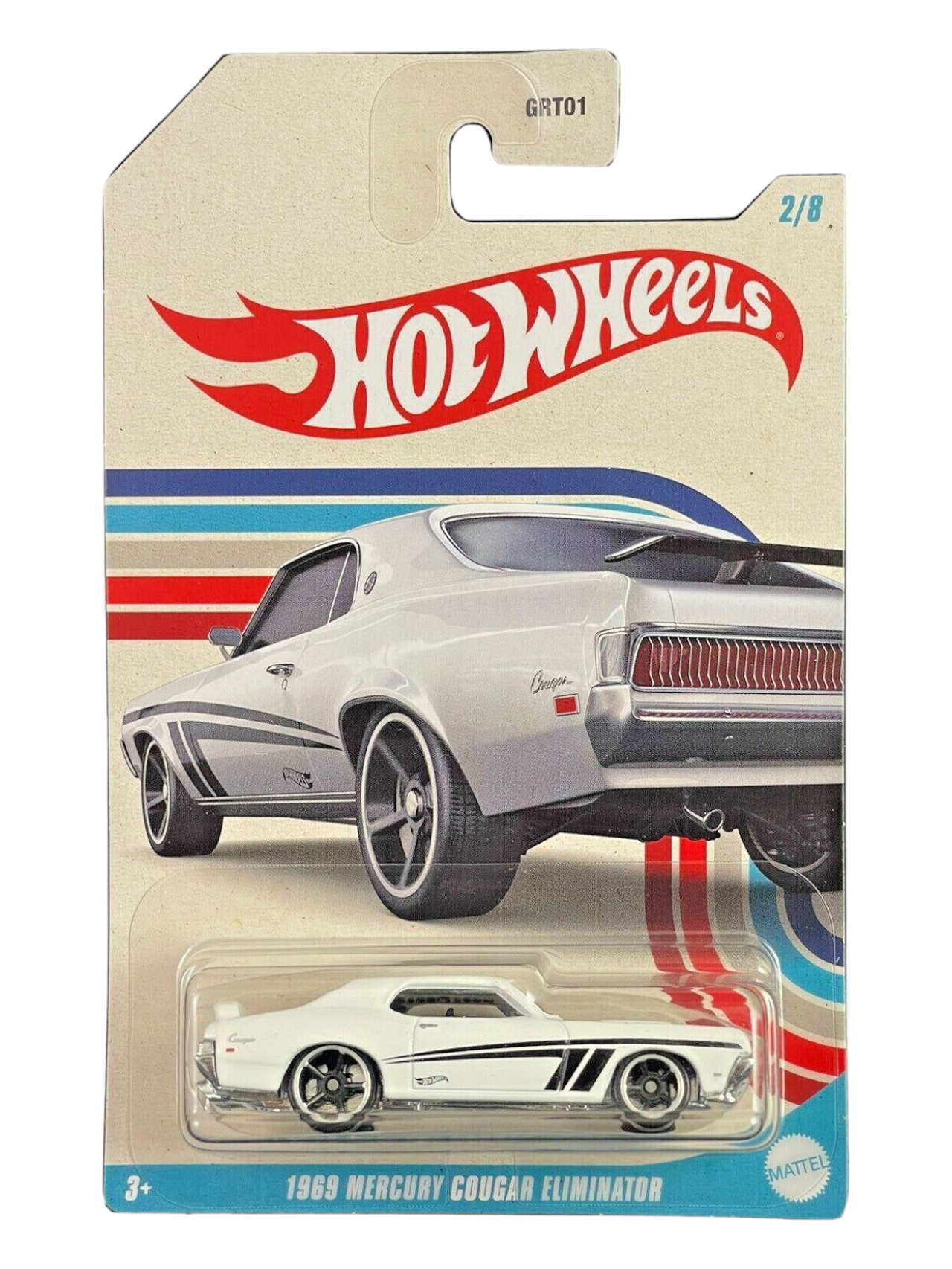 HotWheels 1969 Mercury Cougar Eliminator Imported Mainline Card Art 1:64 Scale