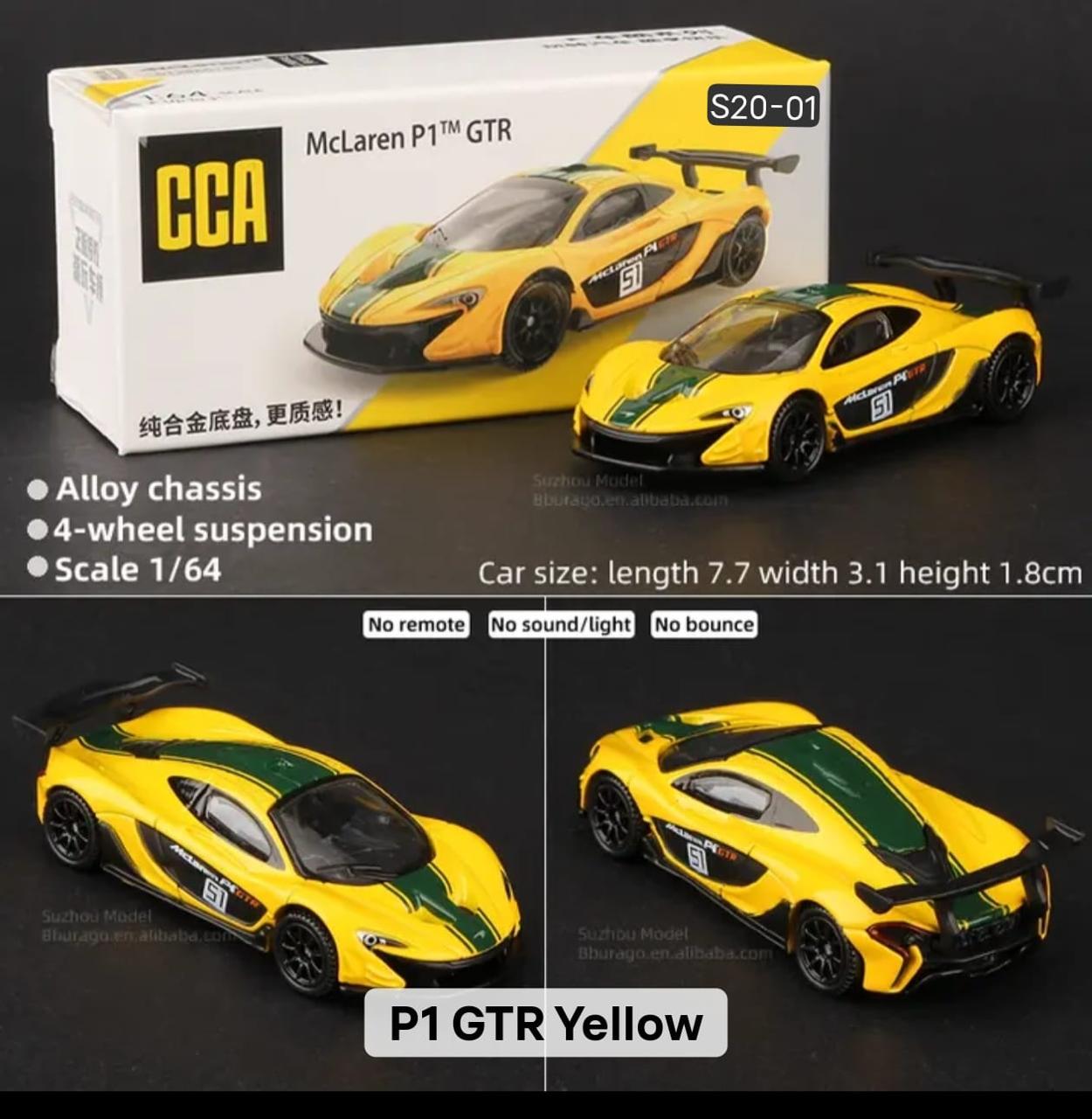 CCA Mclaren p1 Gtr S20-01 Imported 1:64 Scale