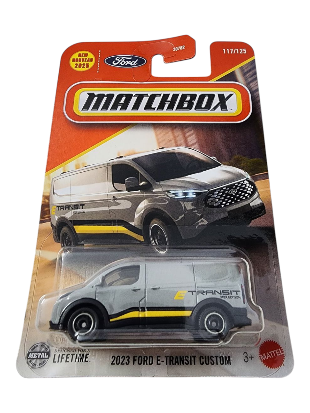 Matchbox 2023 Ford E-Transit Custom Mainline 1:64 Scale – Toy