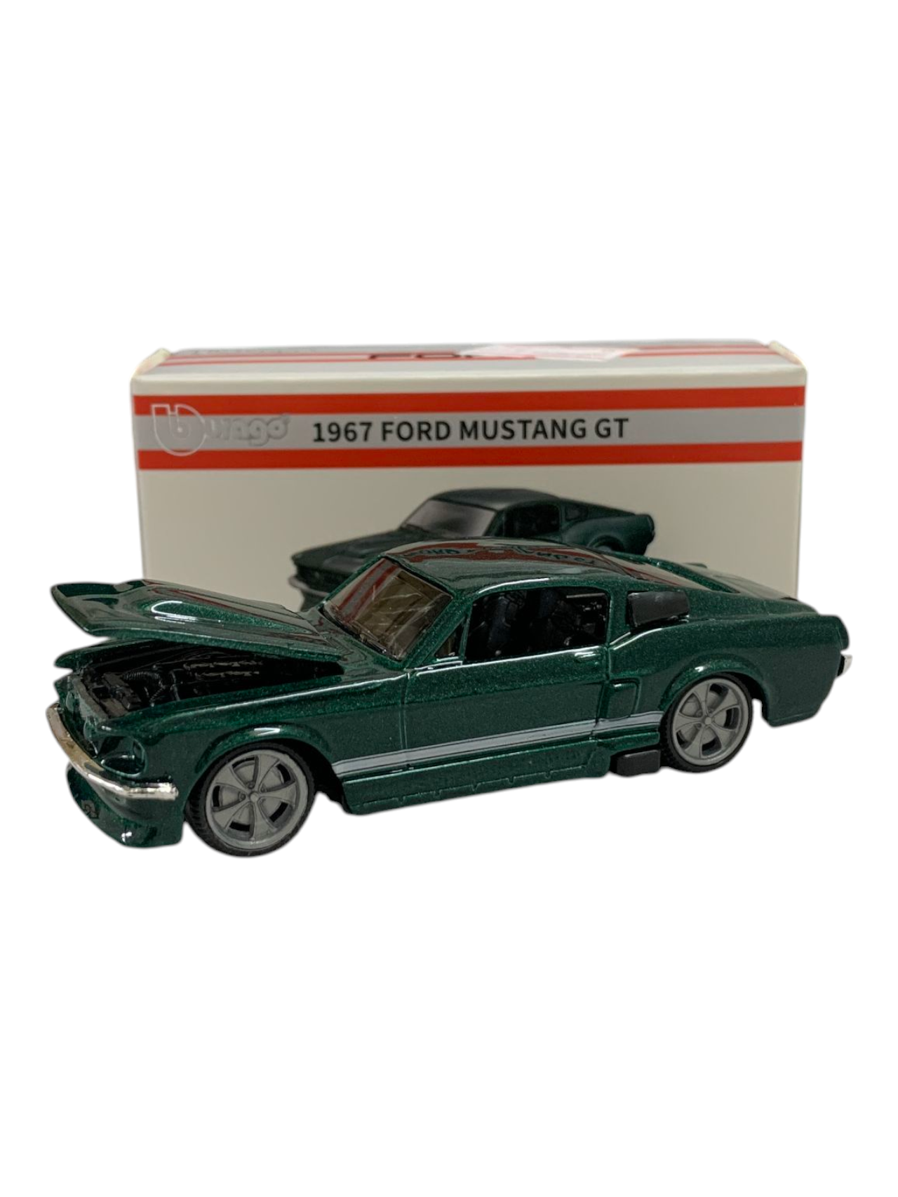 Bburago Vintage Cars Edition 1967 Ford Mustang GT 1:64 Scale