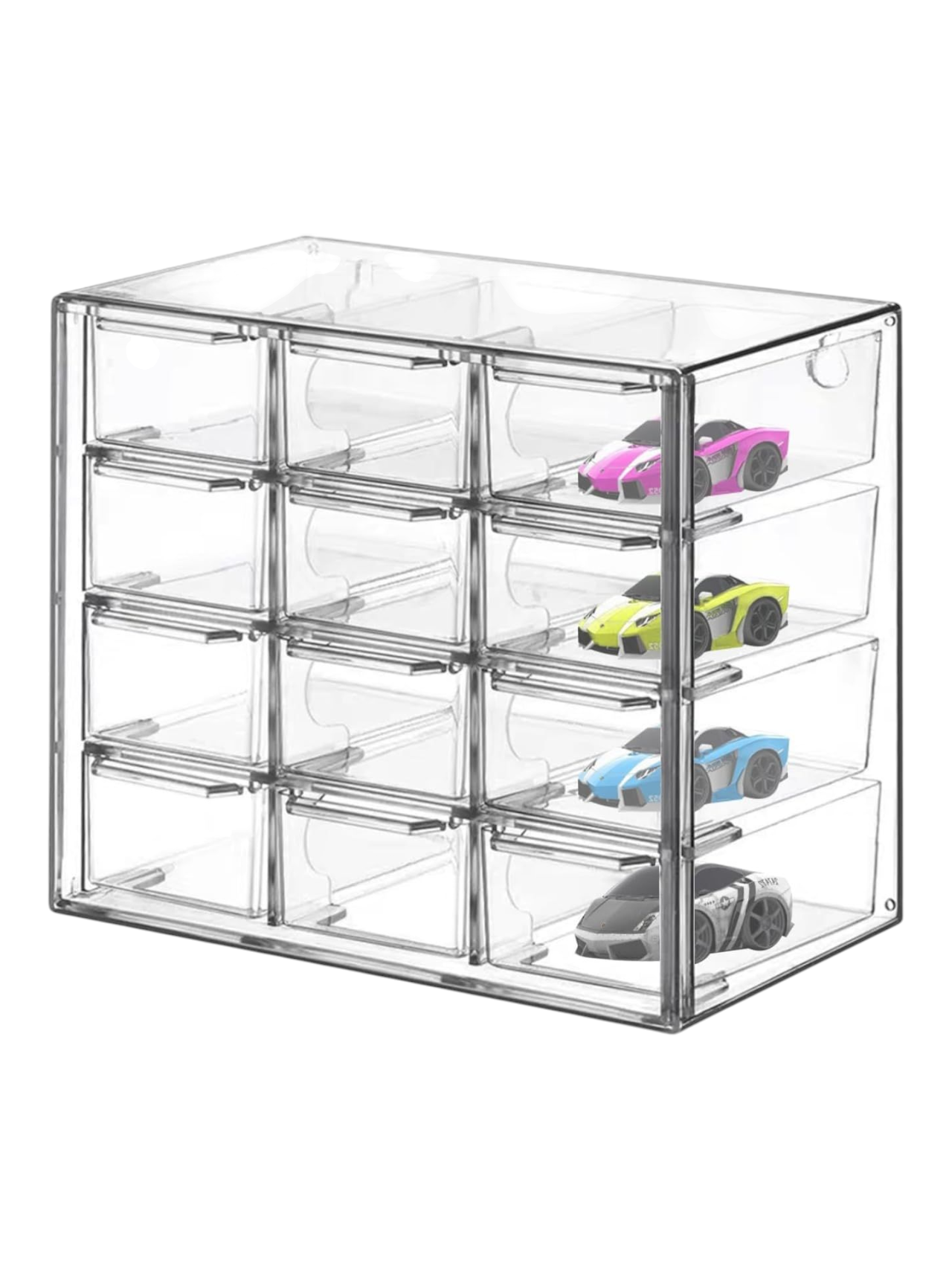 Acrylic Case for Storage 1:64 Scale Cars (12 units)