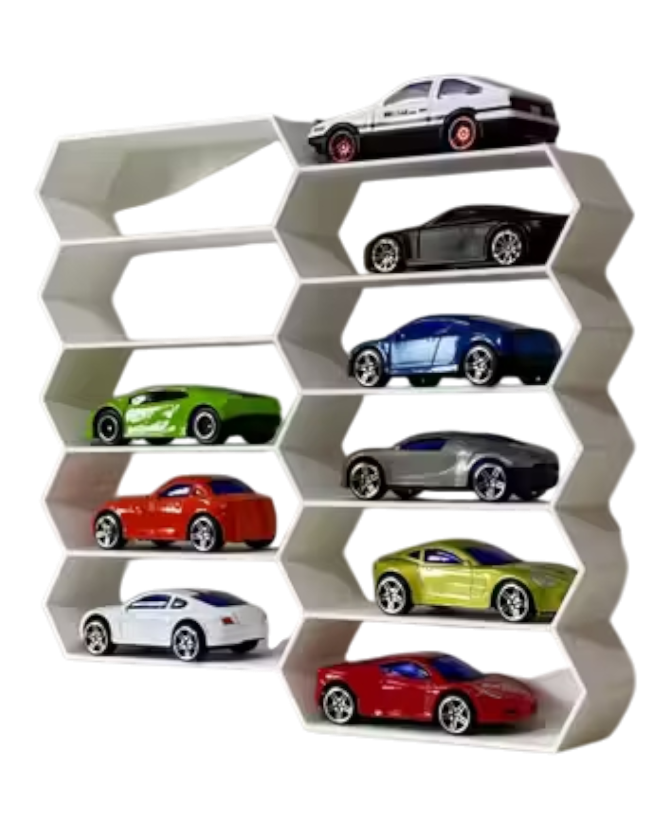 Hotwheels 10 rack car storage case