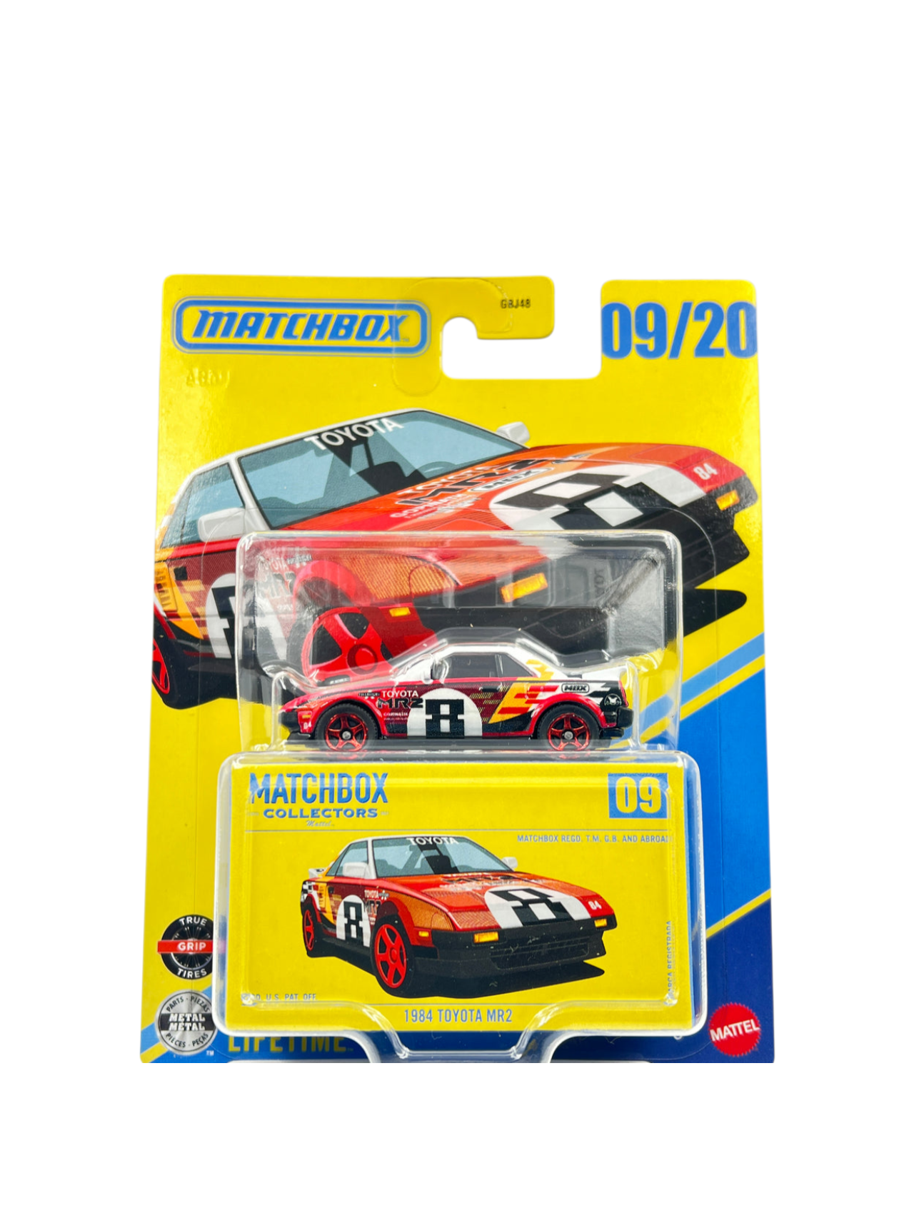 Matchbox 1984 Toyota MR2 Imported Premium 1:64 Scale ( code 09