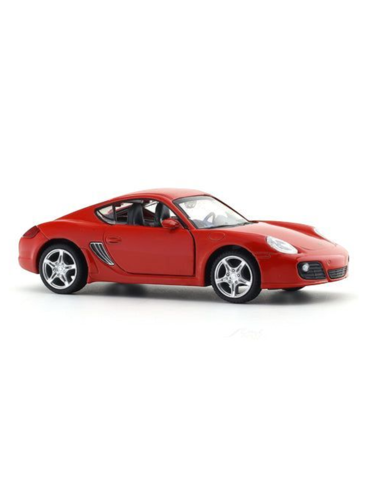 Porsche Cayman S Red 1:32 MSZ licensed pullback diecast Scale Model car