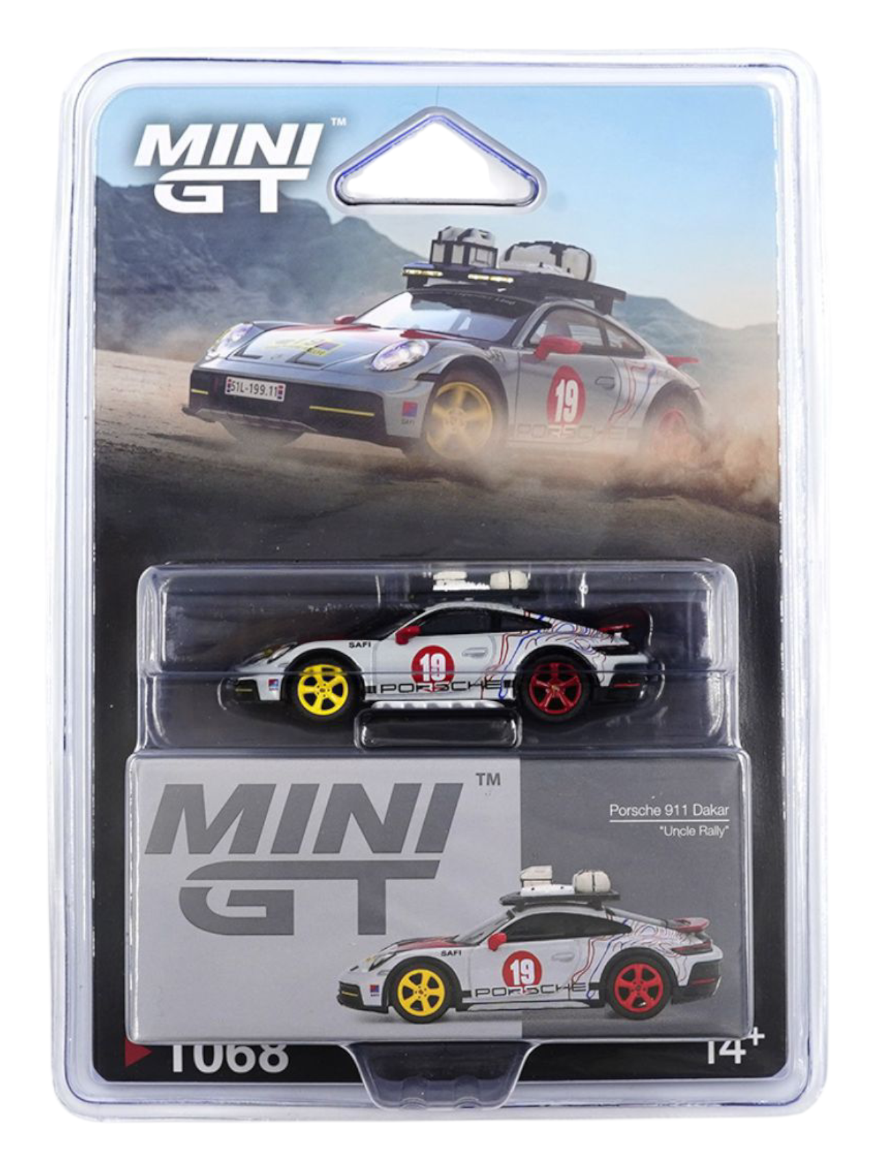 Mini GT Porsche 911 Dakar (Uncle Rally) Code-1068 1:64 Scale