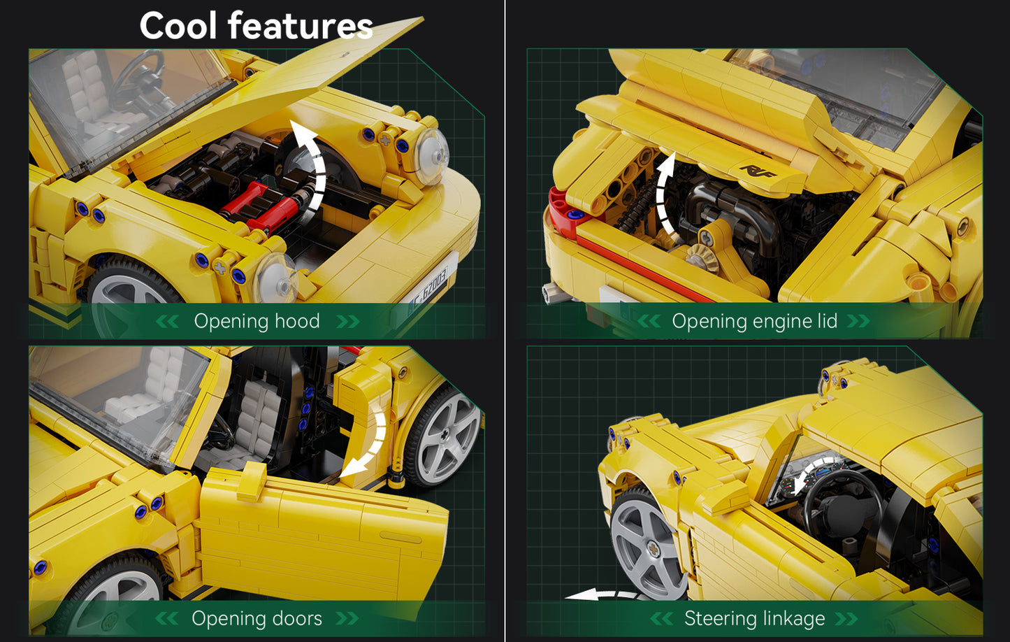 CaDa RUF CTR 2017 Yellowbird Dual Mode Control 1:20