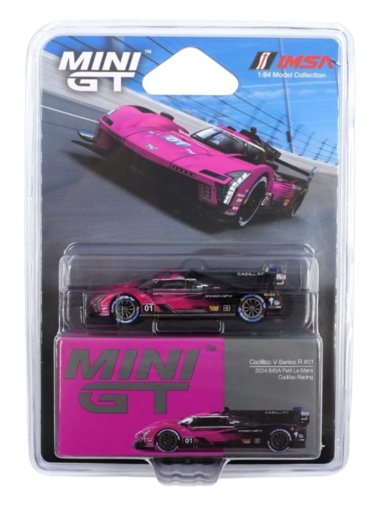 Mini GT Cadillac V-Series.R #01 (2024 IMSA Petit Le Mans Cadillac Racing) Code-1010 1:64 Scale