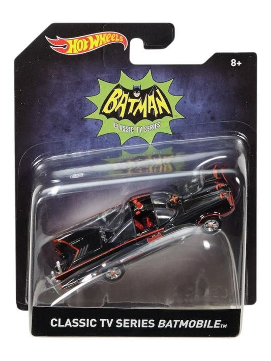 HotWheels Batman Classic TV Series Batmobile Imported Premium 1:50 Scale (Creased Card)