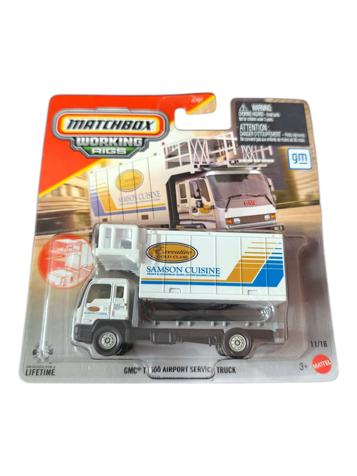 Matchbox Working Rigs GMC T8500 Airport Service Truck Important 1:64 Scale Diecast Metal