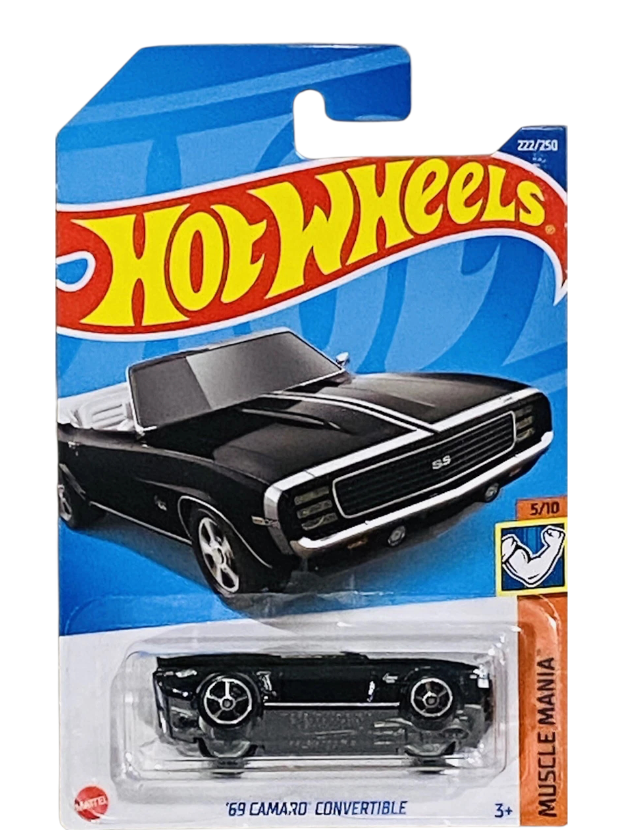 HotWheels 69 camaro Convertible Imported Mainline 1:64 Scale HCV72-M7C5