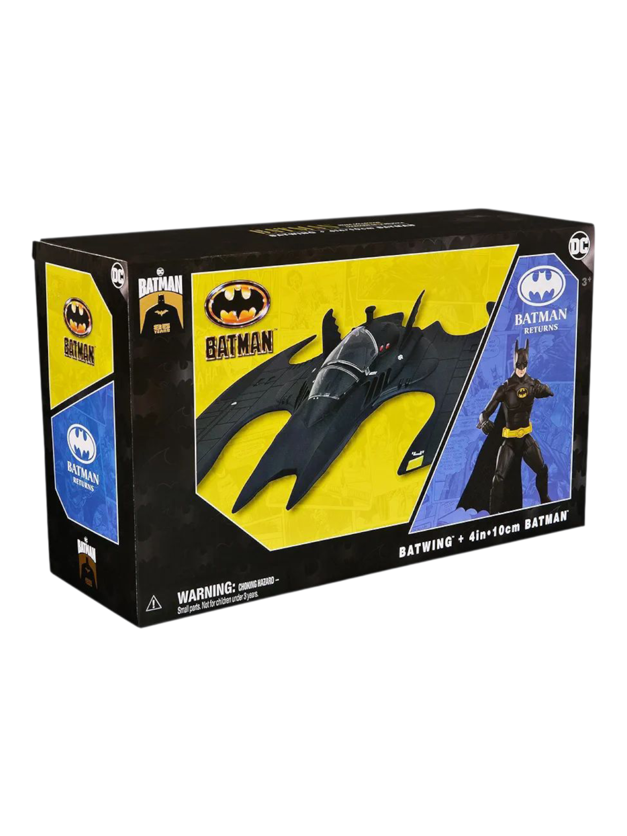 DC Comic Batman Returns (1992) 85th Anniversary Batwing + 4in 10cm Batman Action Figure