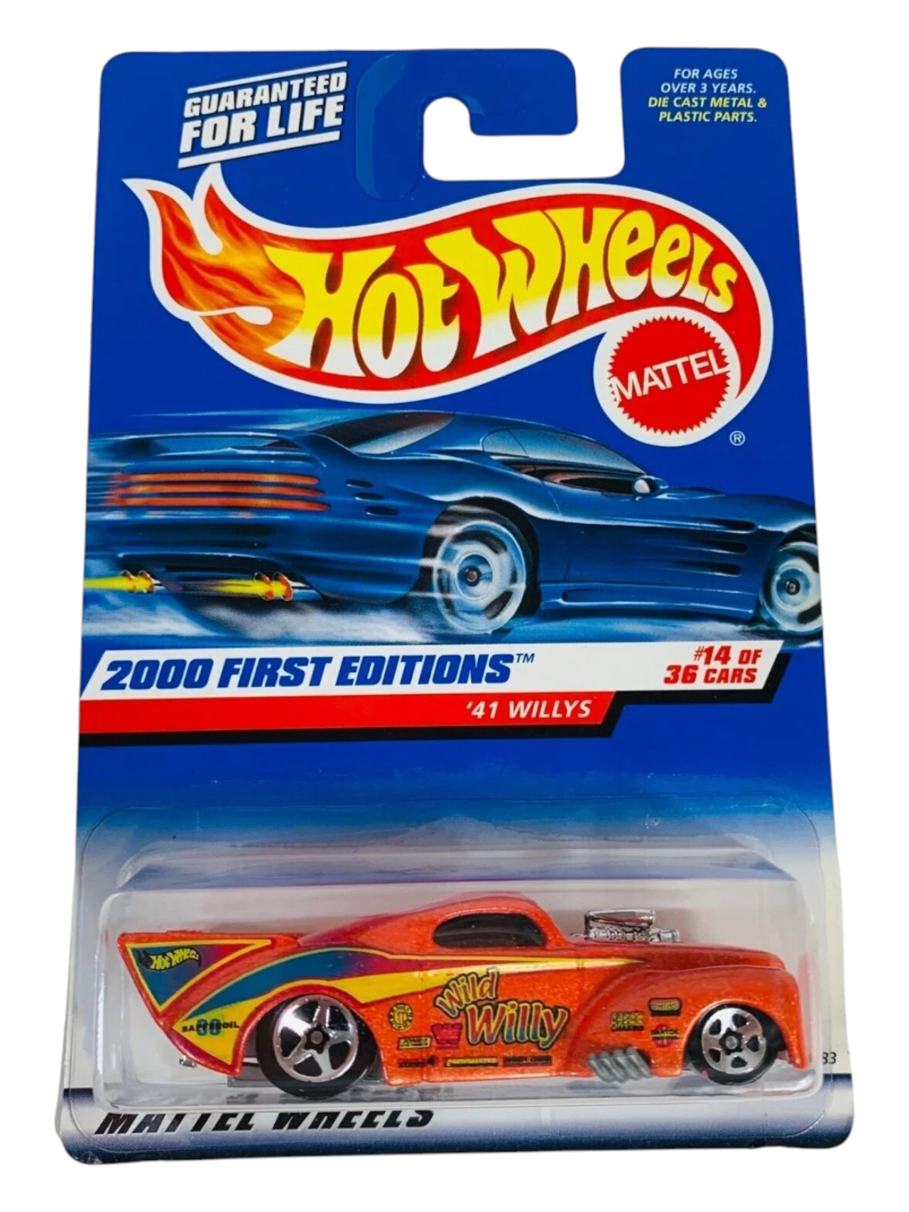 HotWheels 2000 First Editions 41 Willys Imported Mainline 1:64 Scale