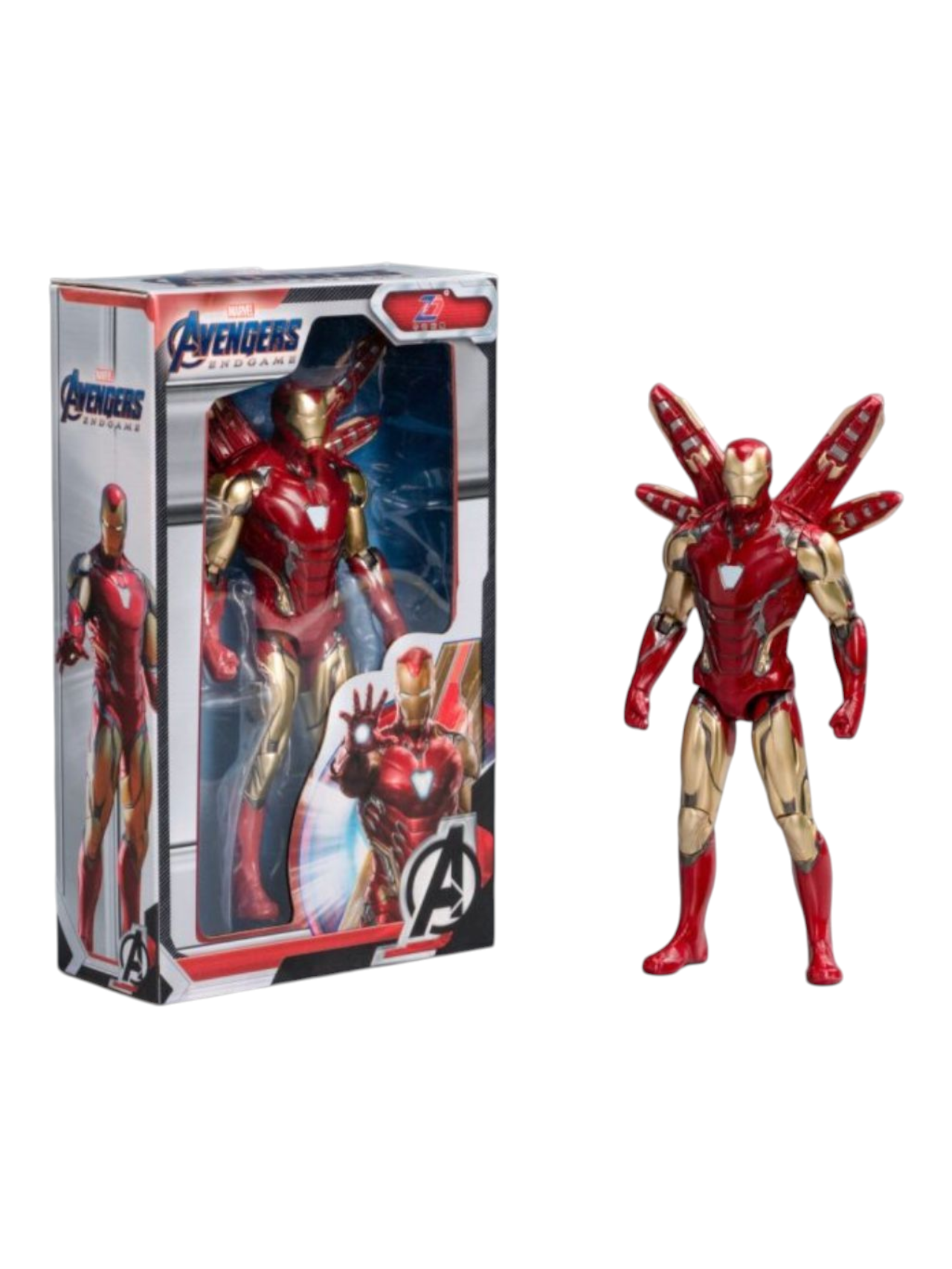 ZD Toys Marvel Avengers Endgame Iron Man Action Figure (Size-7 Inch)