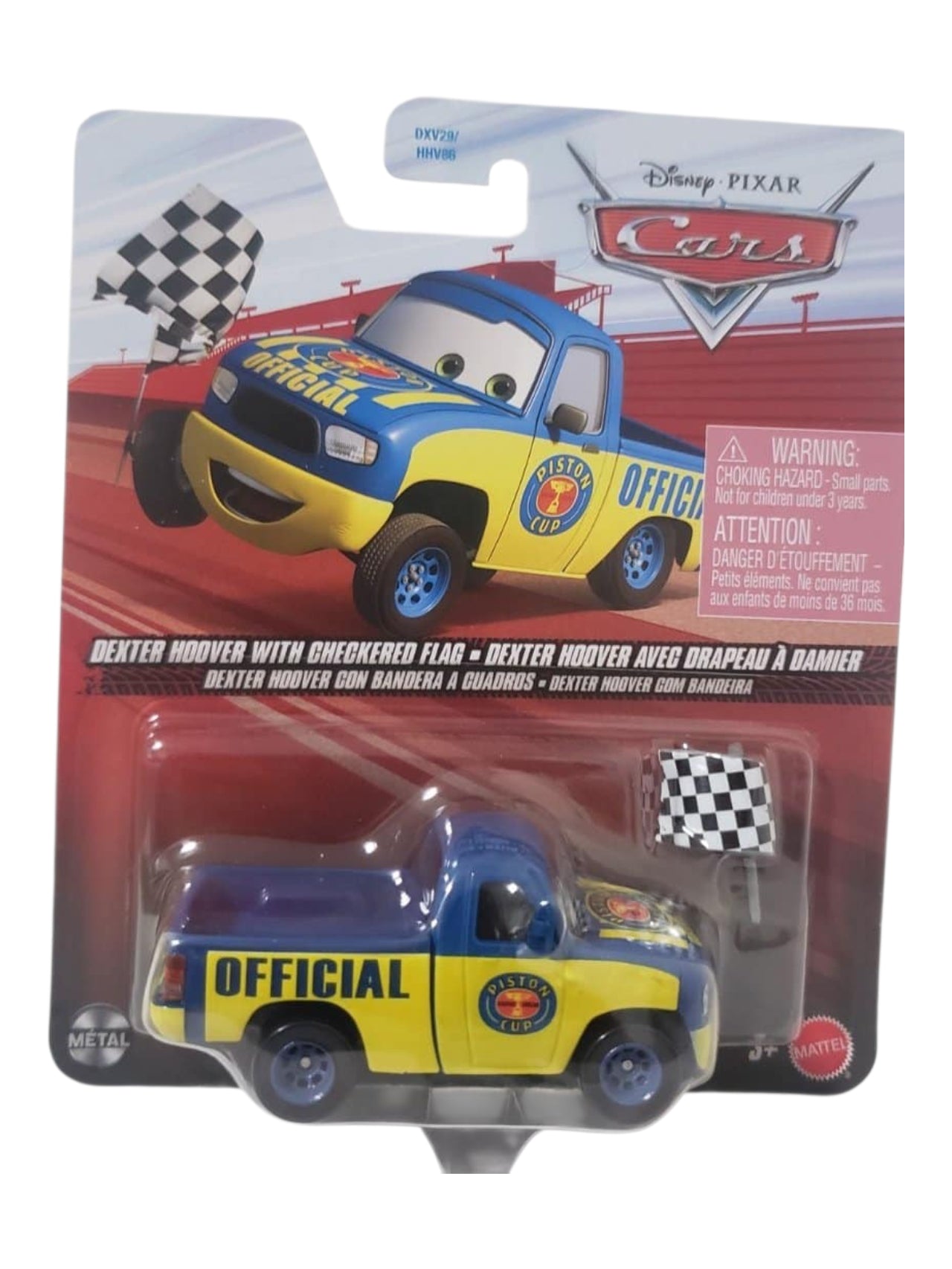 Disney Pixar Cars Dexter Hoover With Checkered Flag Imported 1:64 Scale