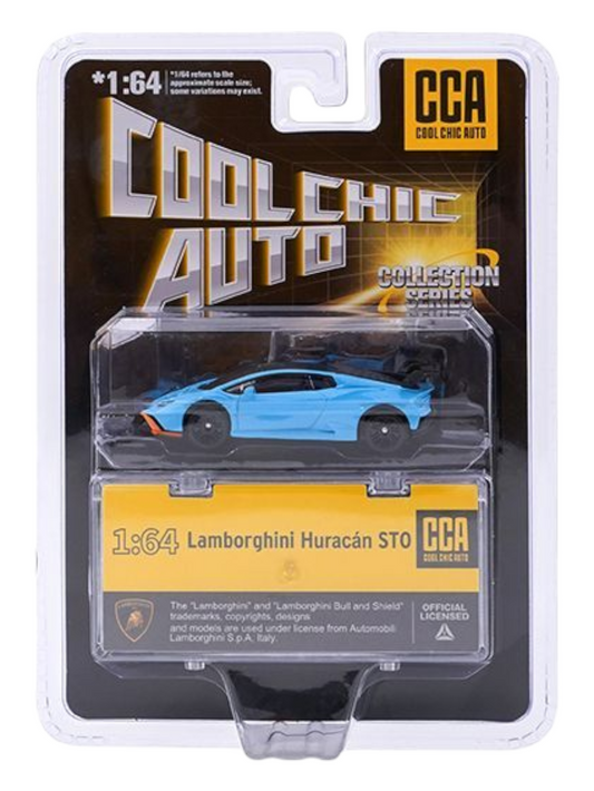 CCA Lamborghini Huracan STO Collection Series 1:64 Scale (With Acrylic Case)