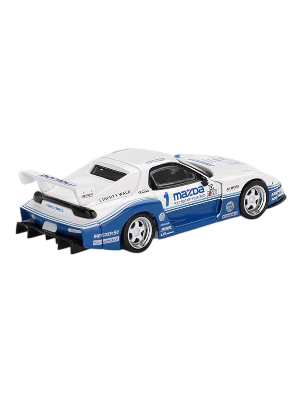 Mini GT Mazda RX-7 LB-Super Silhouette (IMSA) Code-1011 1:64 Scale