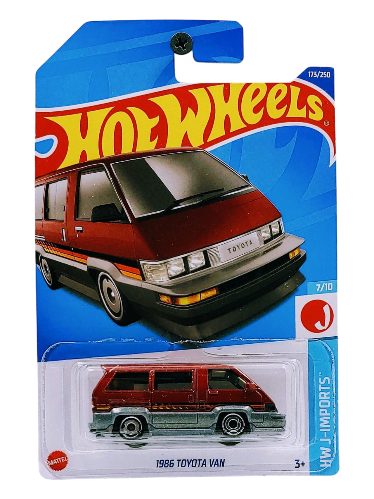 HotWheels 1986 Toyota Van Imported Mainline 1:64 Scale