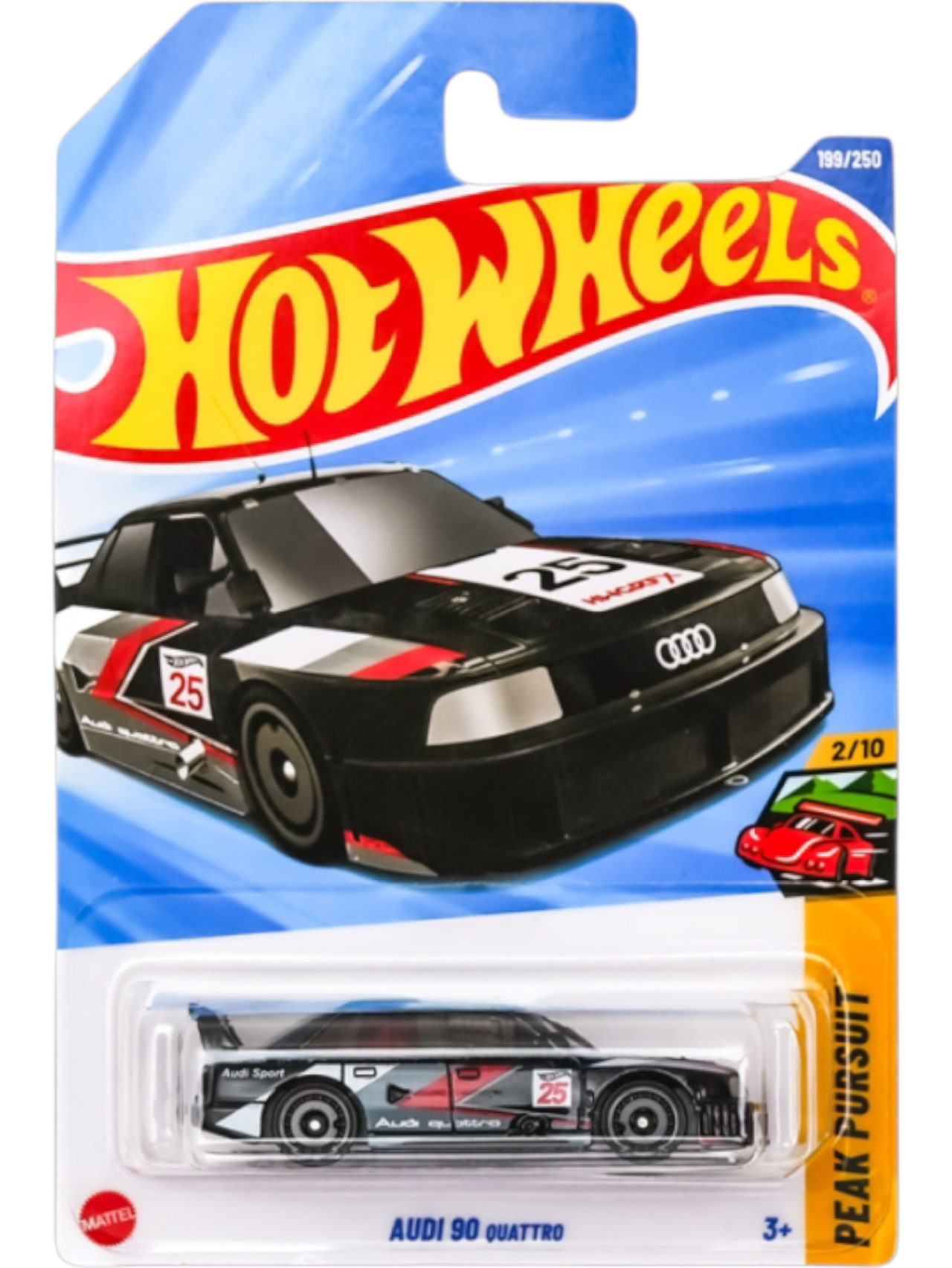 Hotwheels Audi 90 Quattro Imported Mainline 1:64 Scale JBC04-N7C5