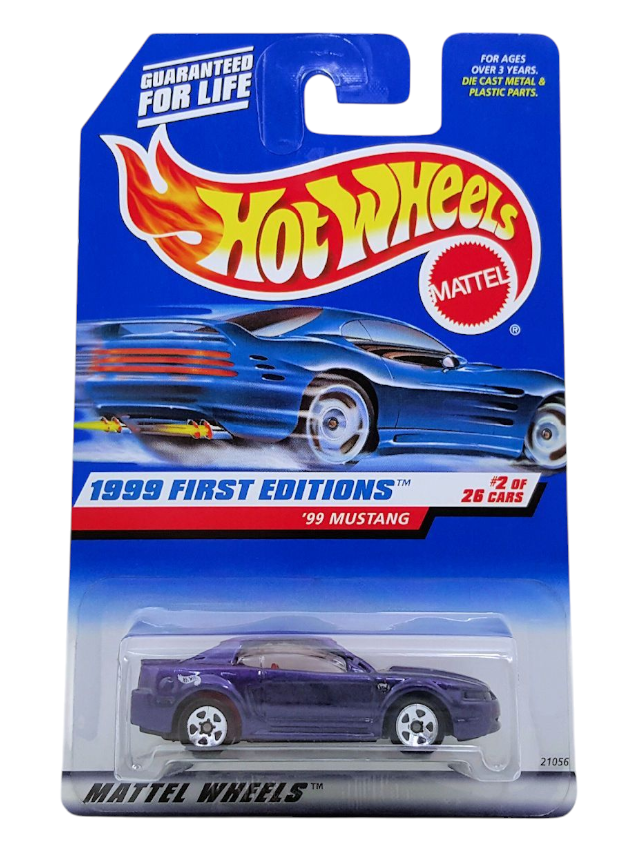 HotWheels 1999 First Editions 99 Mustang Imported Mainline 1:64 Scale