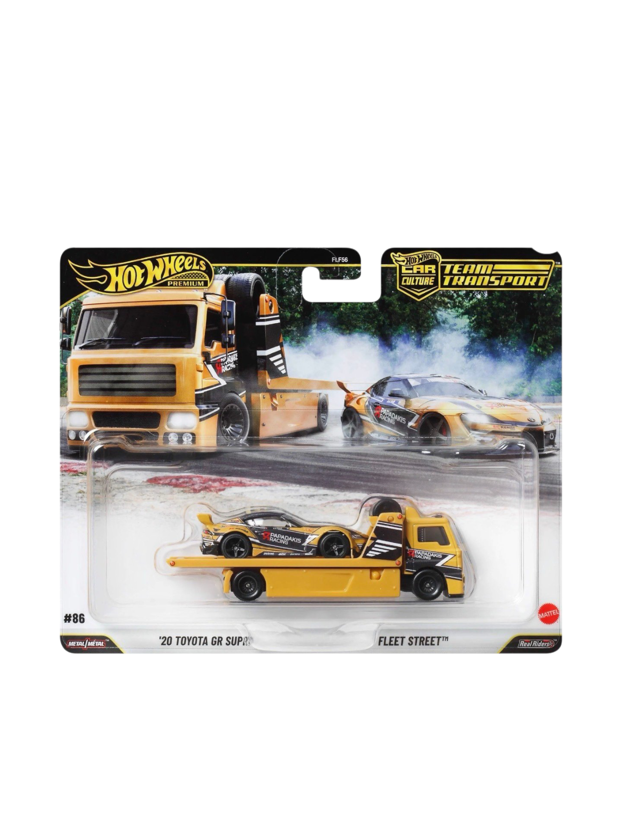 ミニカー Hotwheels TEAM TRANSPORT #86 #87 #88 Hotwheels premium '20 toyota gt supra fleet Street team transport