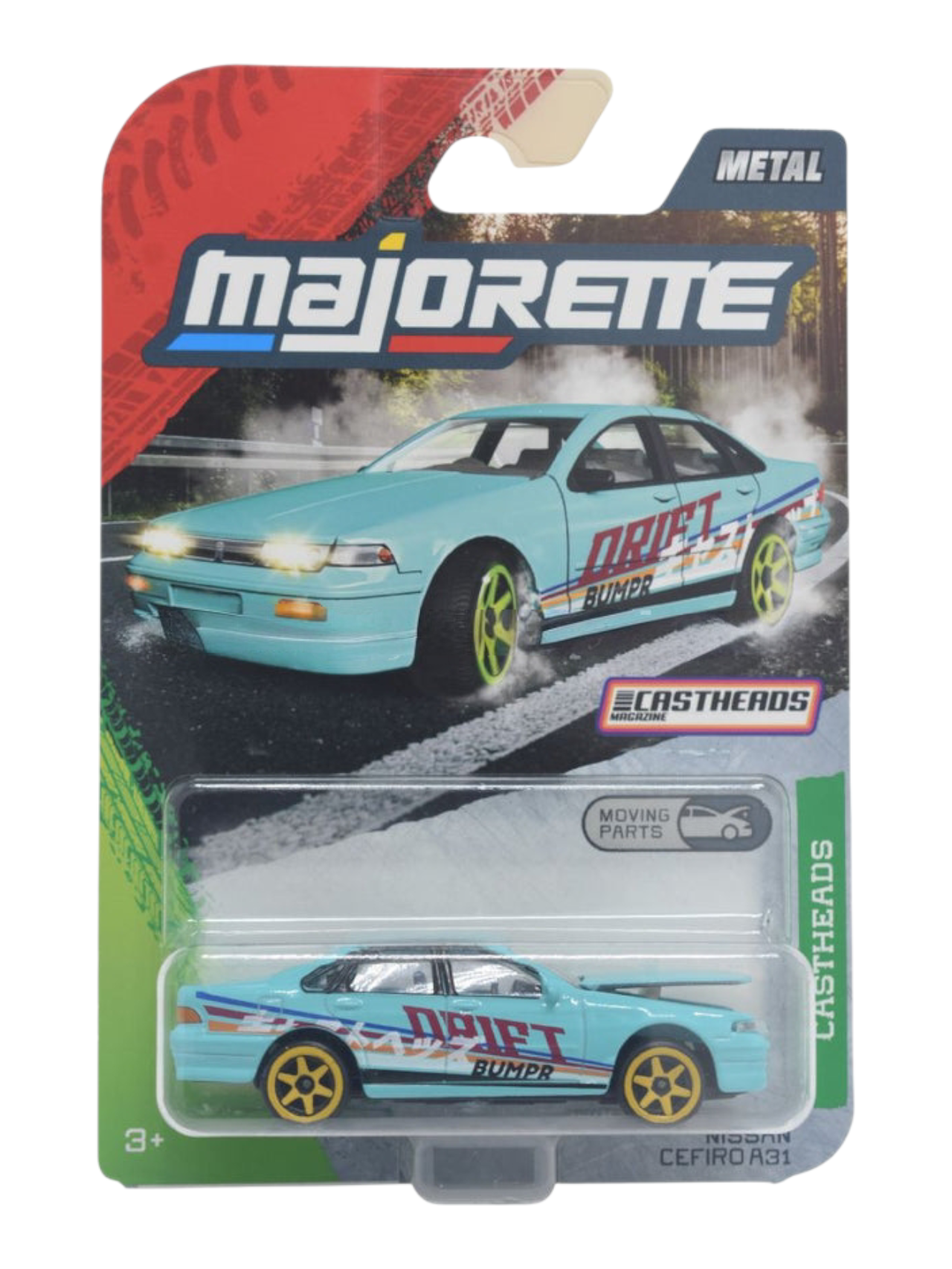 Majorette cast heads premium car nissan cefiroa31 1: 64 Scale