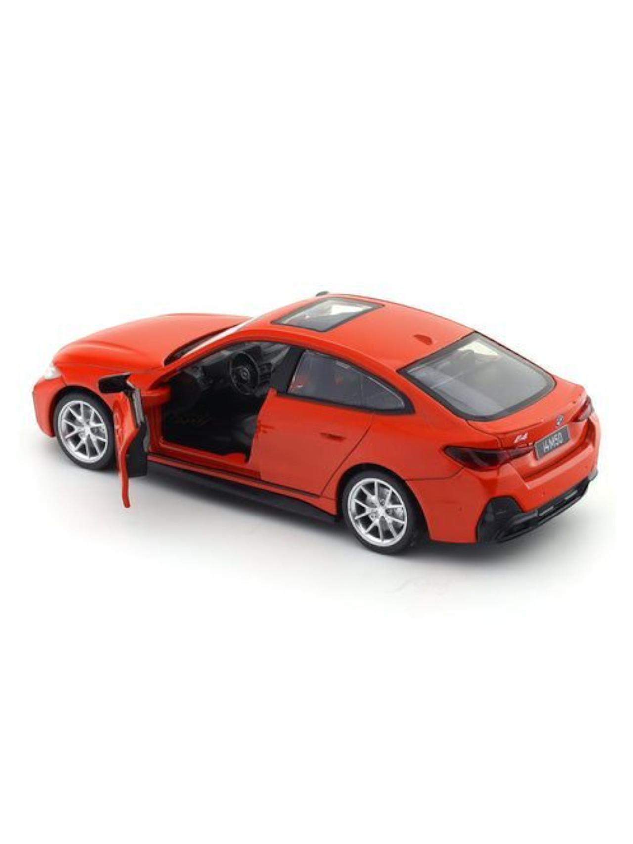 BMW i4 M50 Red 1:32 MSZ licensed pullback diecast Scale Model car