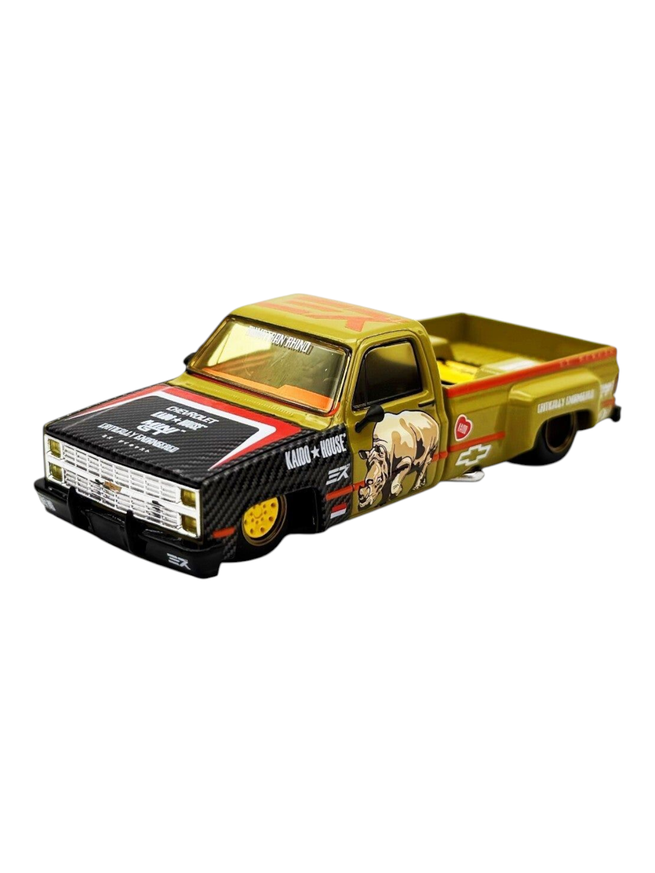 Mini GT Kaido House Chevrolet Silverado "Sumatran Rhino" Kaido x Mizu Diecast 1:64 Scale