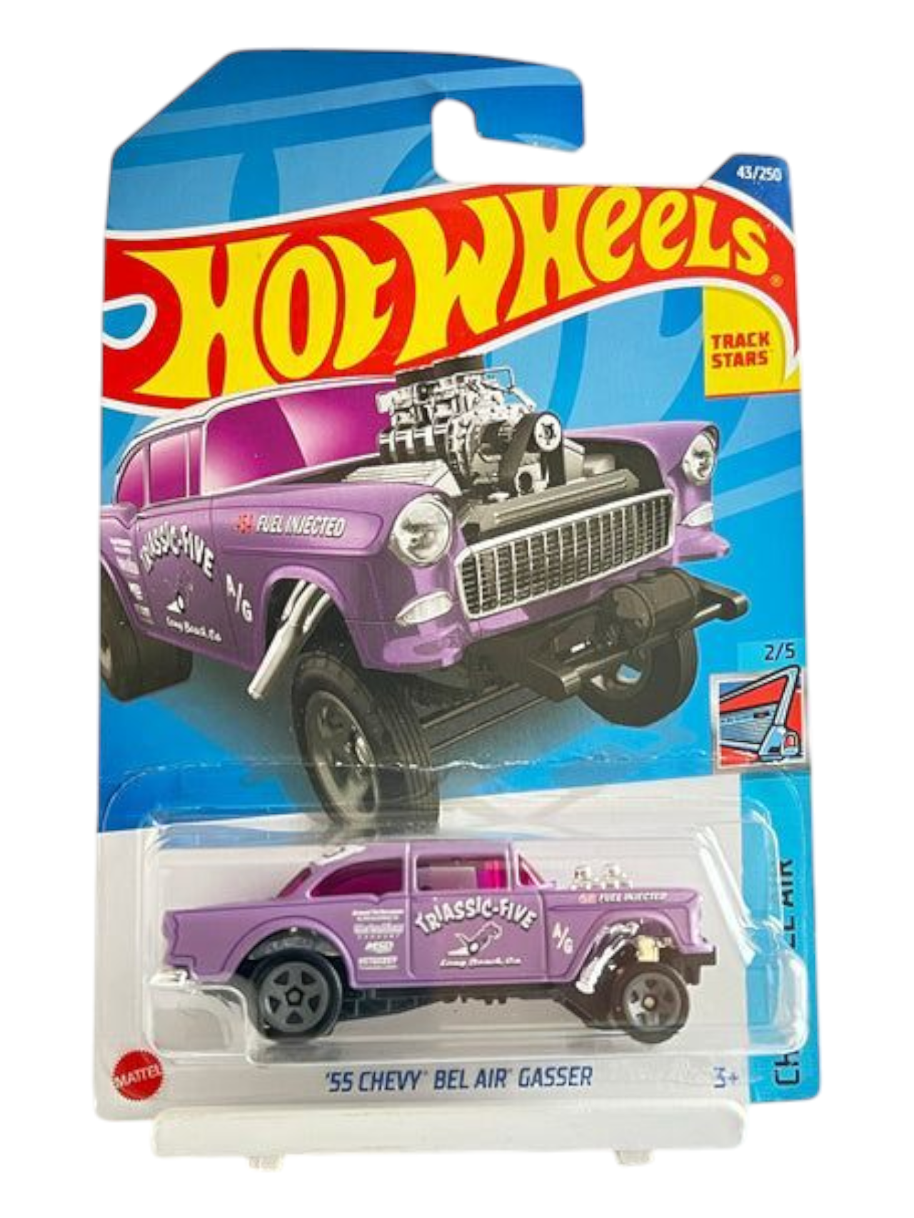 HotWheels 55 Chevy Bel Air Gasser Imported Mainline 1:64 Scale
