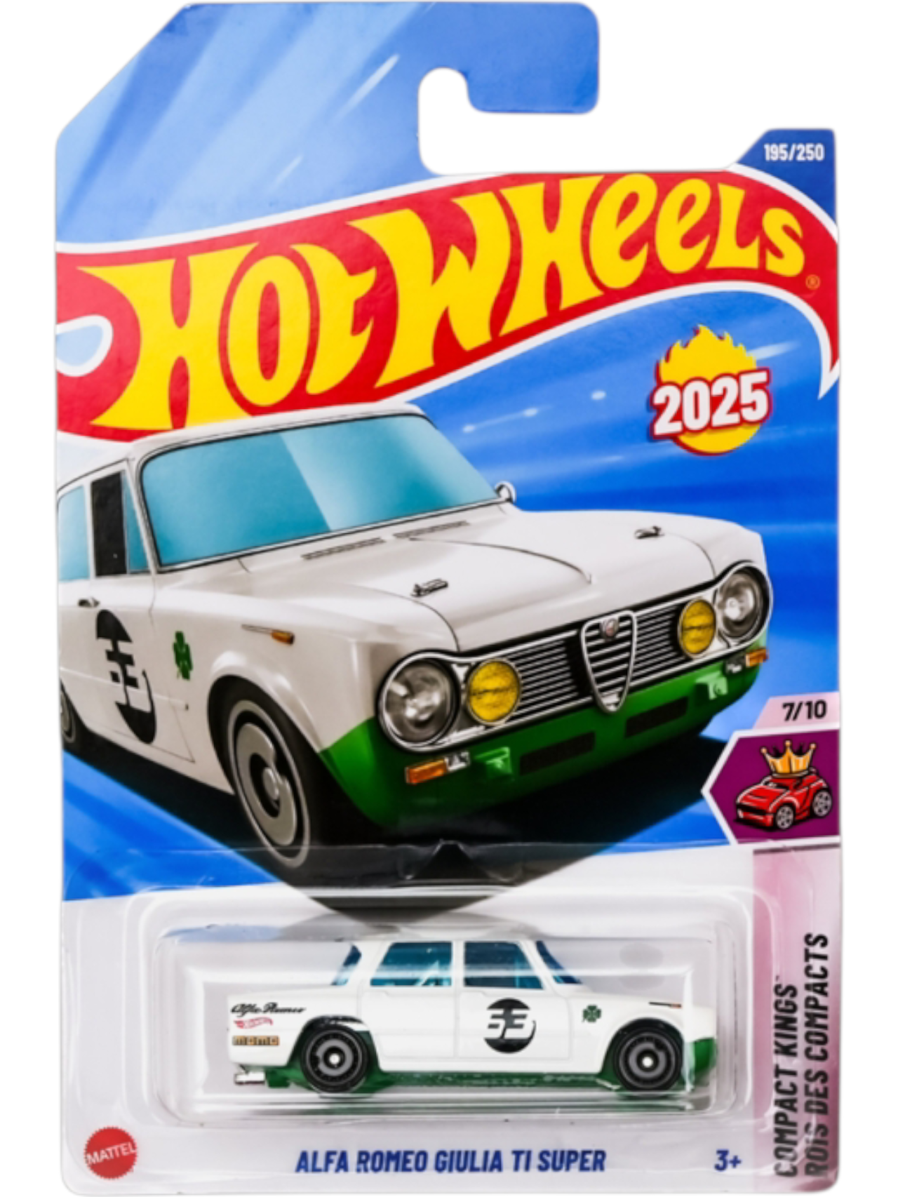 HotWheels ALFA ROMEO GIULIA TI SUPER Imported Mainline 1:64 Scale JBB98-N7C5